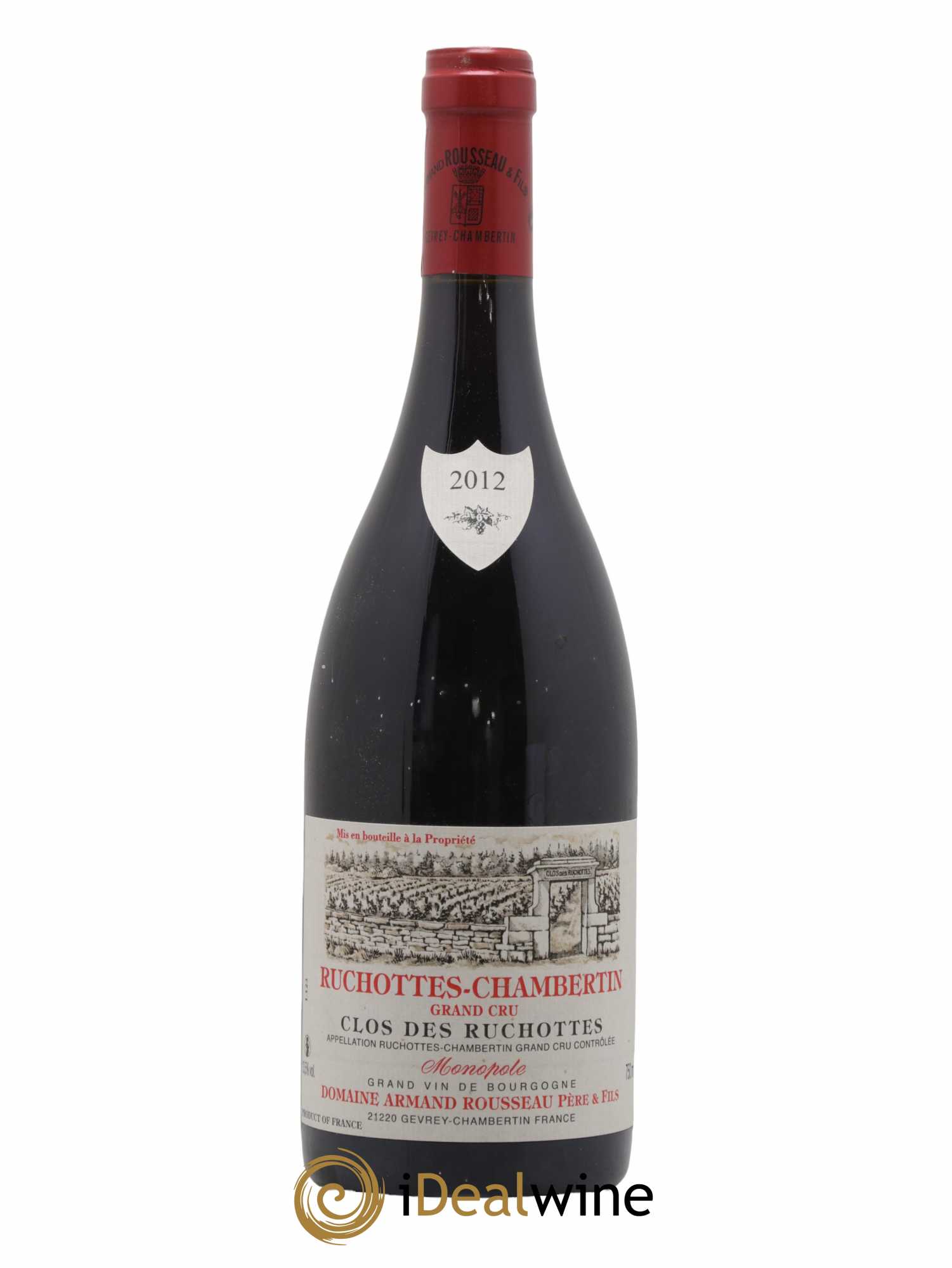 Ruchottes-Chambertin Grand Cru Clos des Ruchottes Armand Rousseau (Domaine) 2012 - Lot de 1 bouteille - 0
