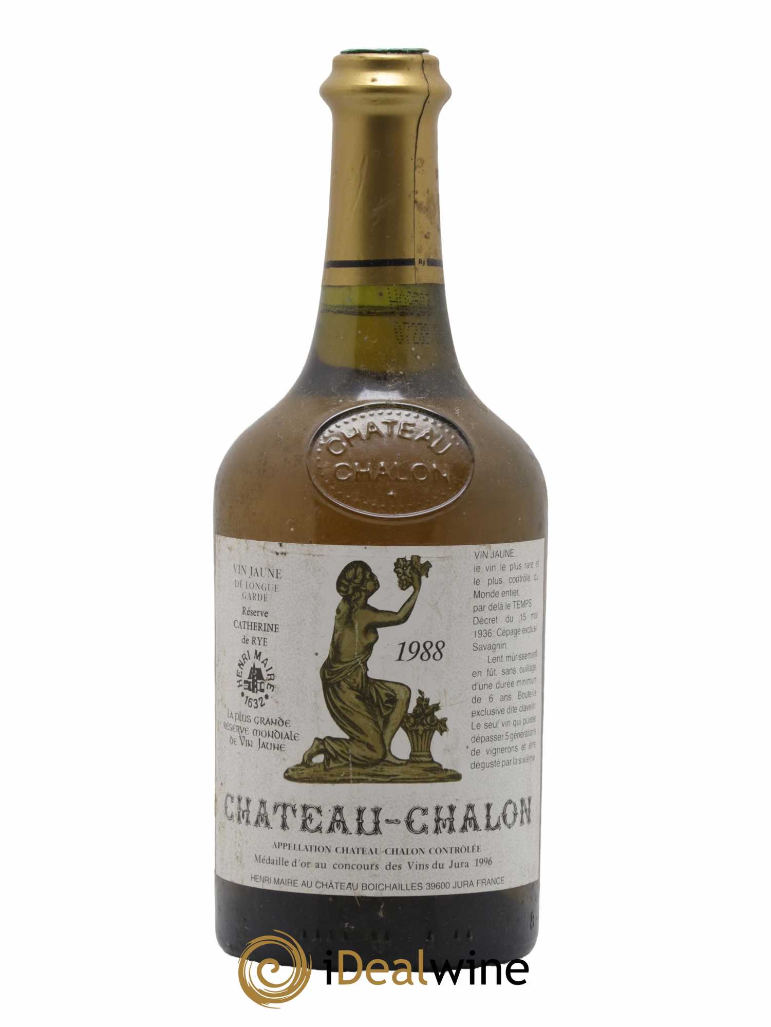 Château-Chalon Henri Maire Reserve Cath De Rye 1988 - Lot de 1 bouteille - 0