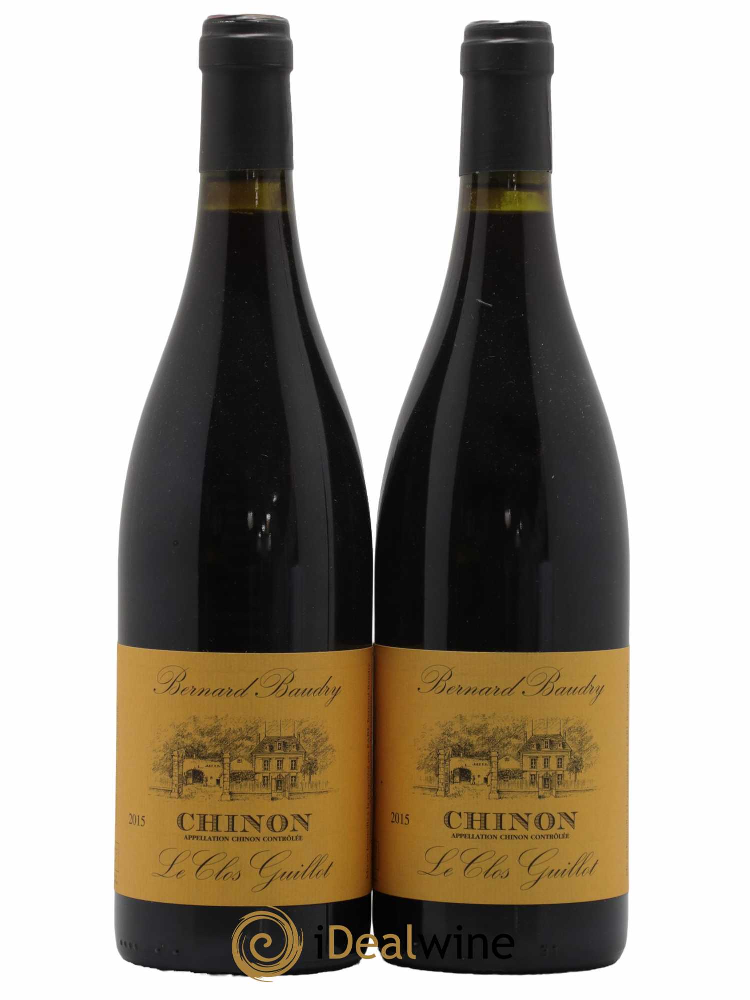 Chinon Le Clos Guillot Bernard Baudry 2015 - Lot de 2 bouteilles - 0