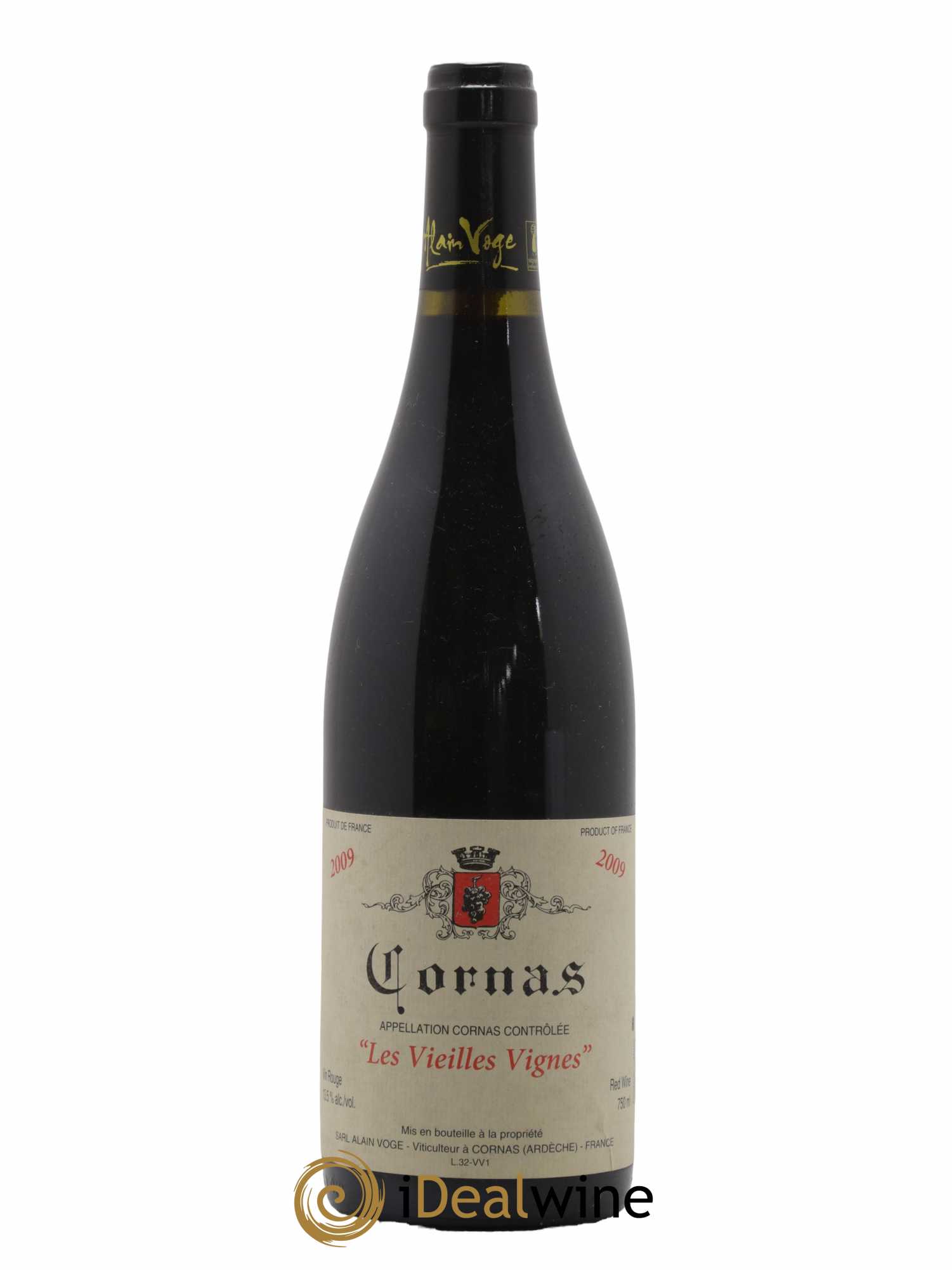 Cornas Les Vieilles Vignes Alain Voge (Domaine) 2009 - Lot de 1 bouteille - 0