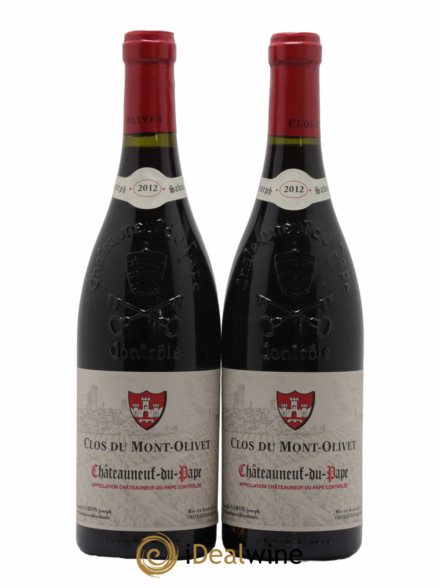 Châteauneuf-du-Pape Clos du Mont-Olivet 2012 - Lot de 2 bouteilles - 0