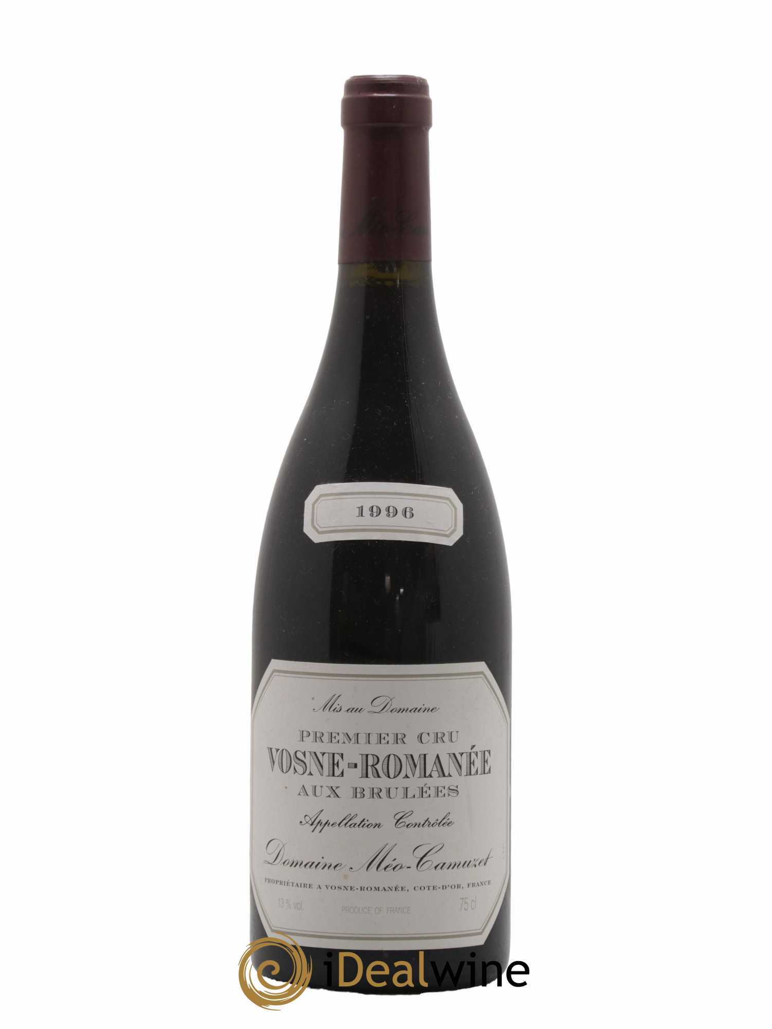 Vosne-Romanée 1er Cru Aux Brûlées Méo-Camuzet (Domaine) 1996 - Lot de 1 bouteille - 0