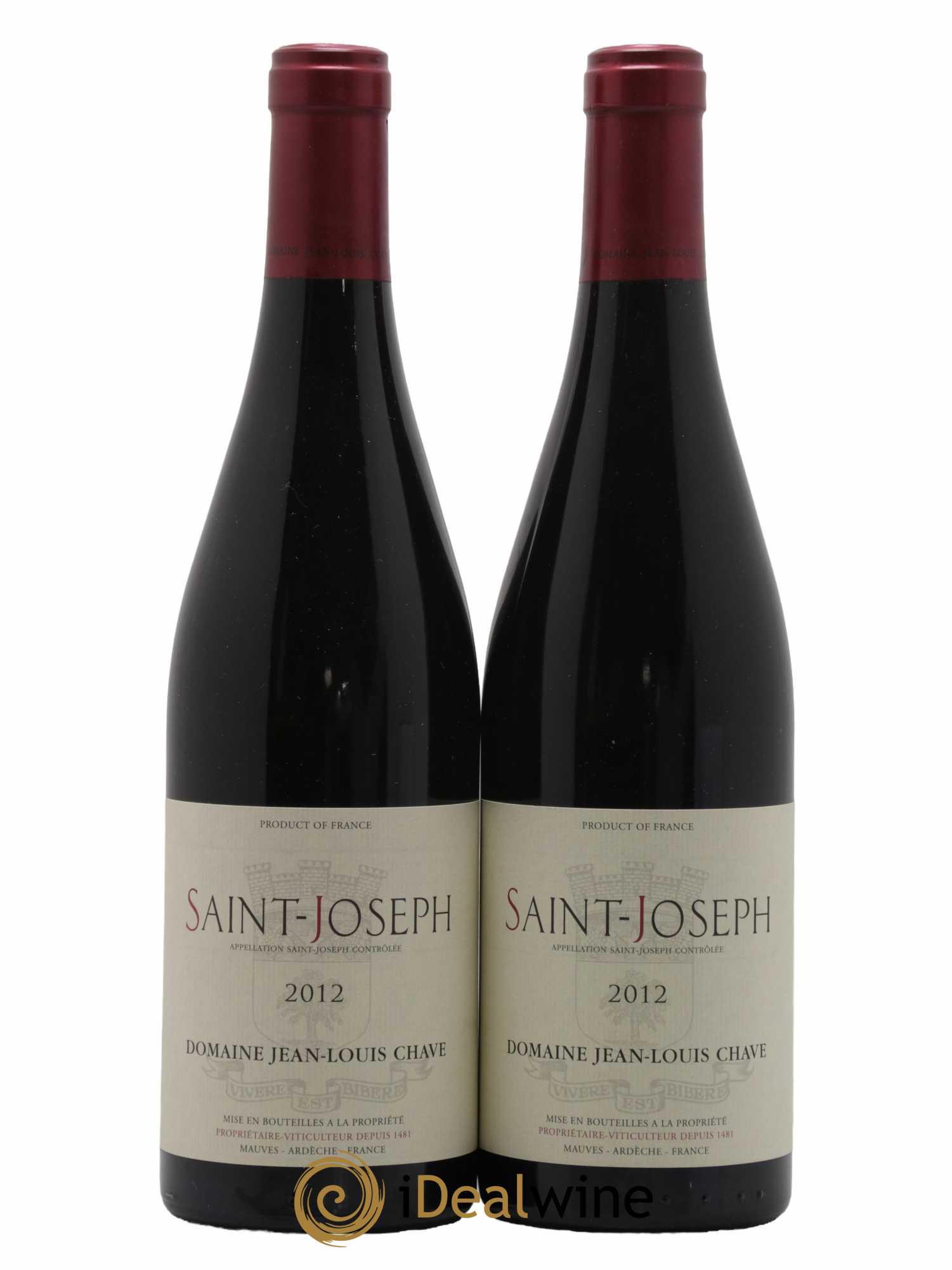 Saint-Joseph Jean-Louis Chave 2012 - Lot de 2 bouteilles - 0