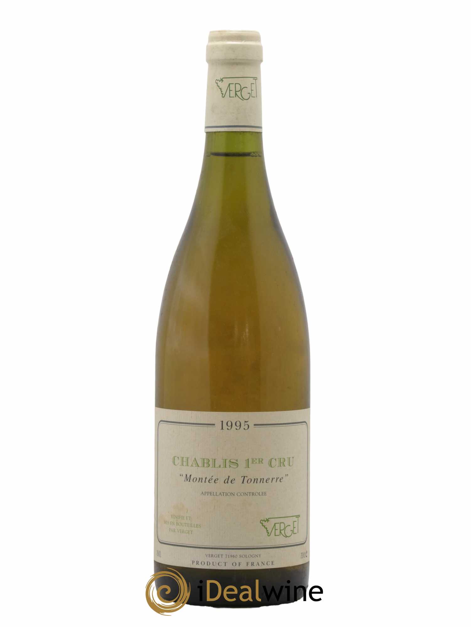 Chablis 1er Cru Montée de Tonnerre Verget 1995 - Lot de 1 bouteille - 0