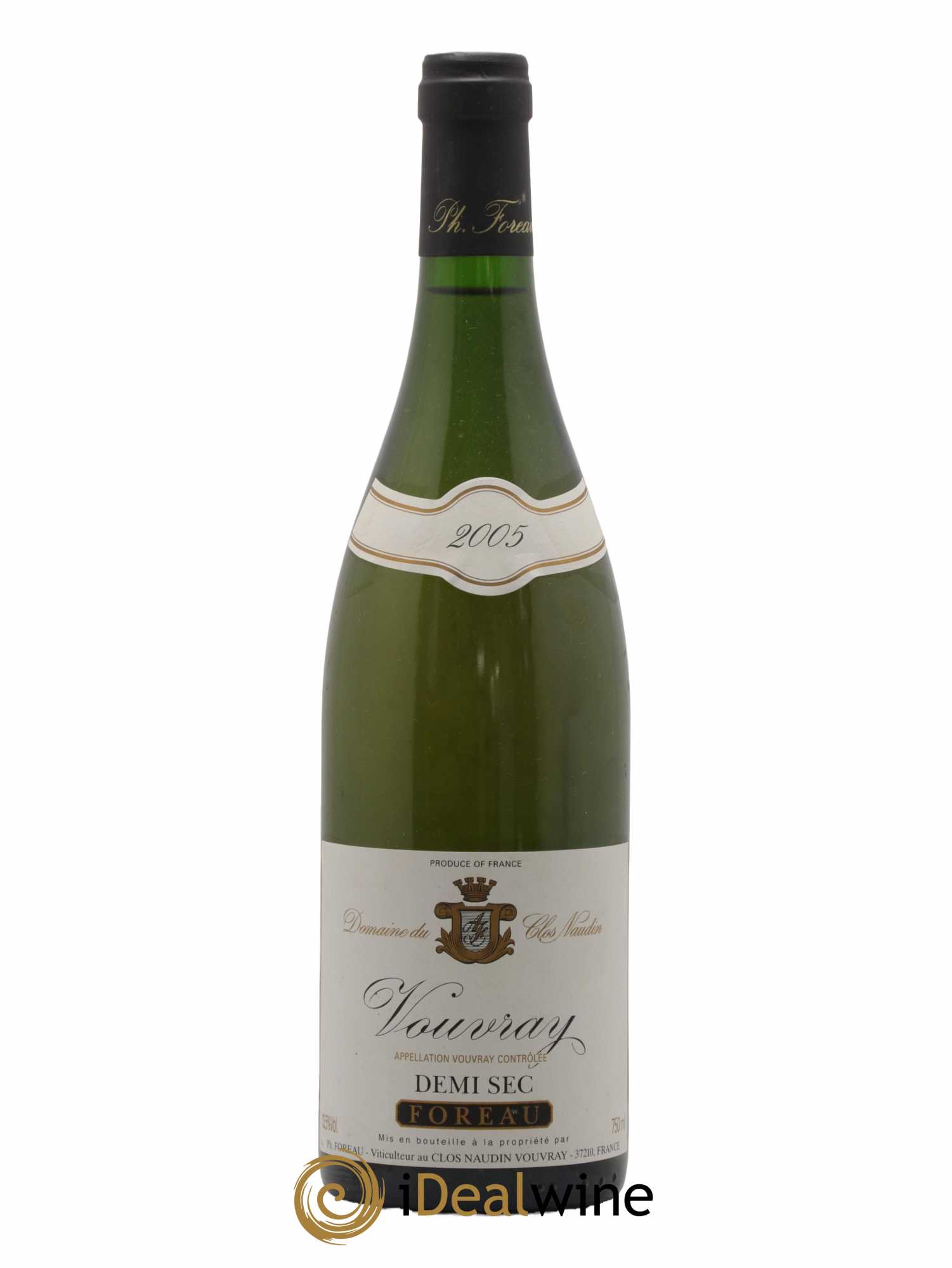 Vouvray Demi-Sec Clos Naudin - Philippe Foreau 2005 - Lot de 1 bouteille - 0