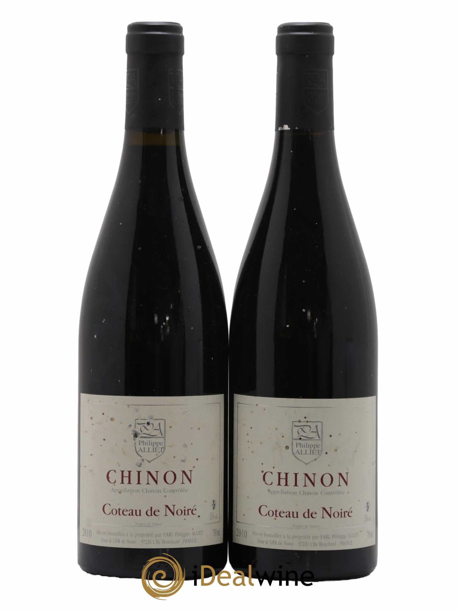 Chinon Coteau de Noiré Philippe Alliet 2010 - Lot de 2 bouteilles - 0