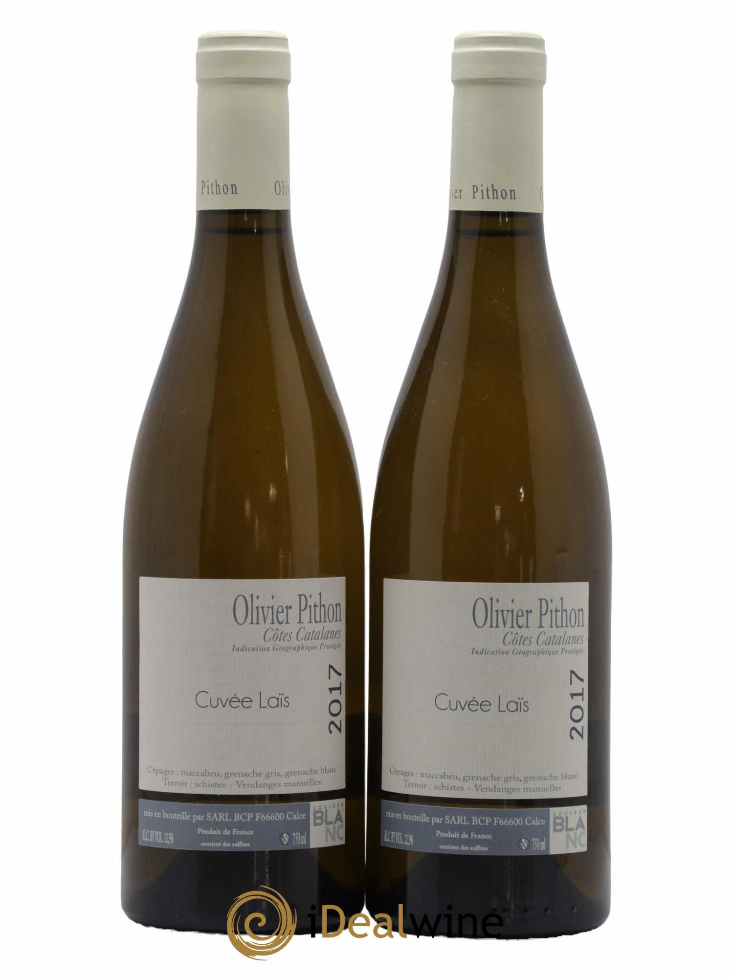 Côtes du Roussillon Olivier Pithon Laïs 2017 - Lot de 2 bouteilles - 0