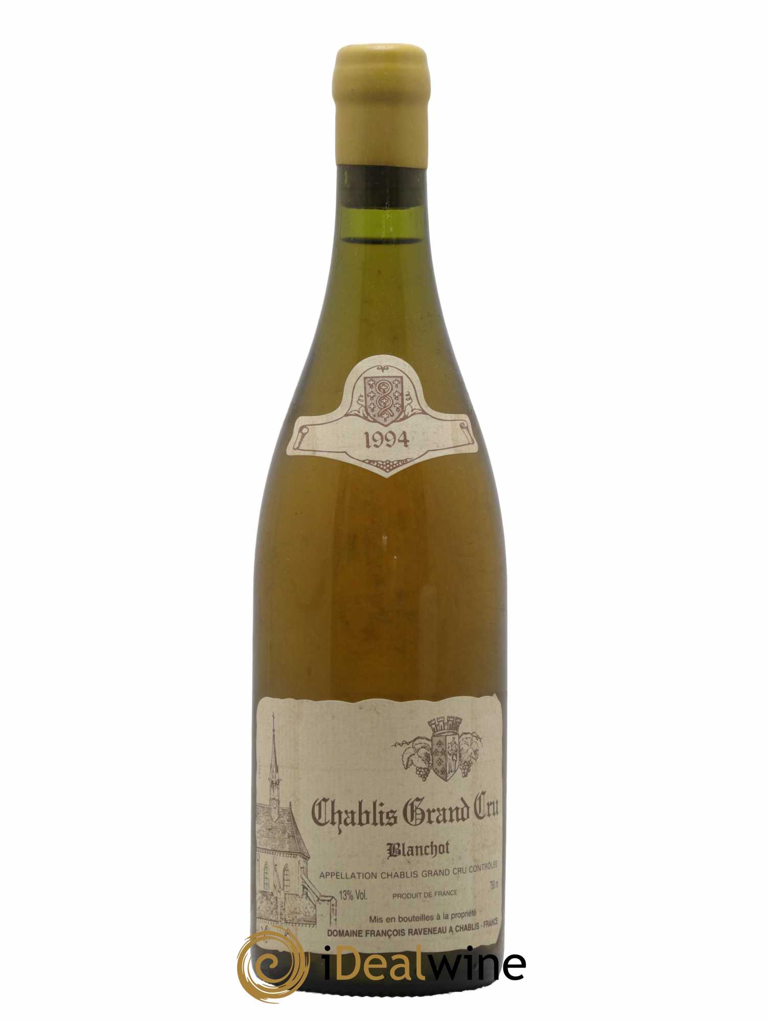 Chablis Grand Cru Blanchot Raveneau (Domaine) 1994 - Lot de 1 bouteille - 0