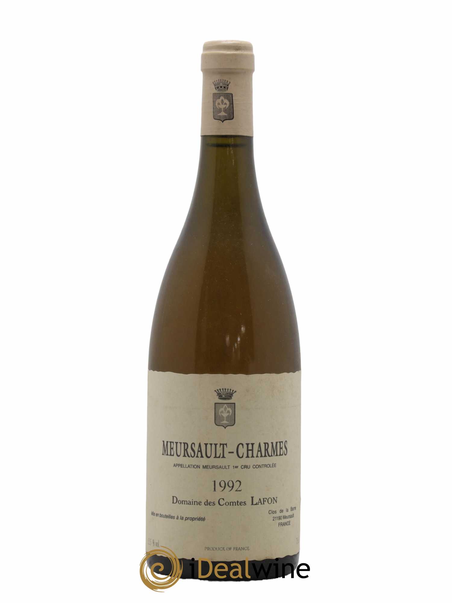 Meursault 1er Cru Charmes Comtes Lafon (Domaine des) 1992 - Lot de 1 bouteille - 0