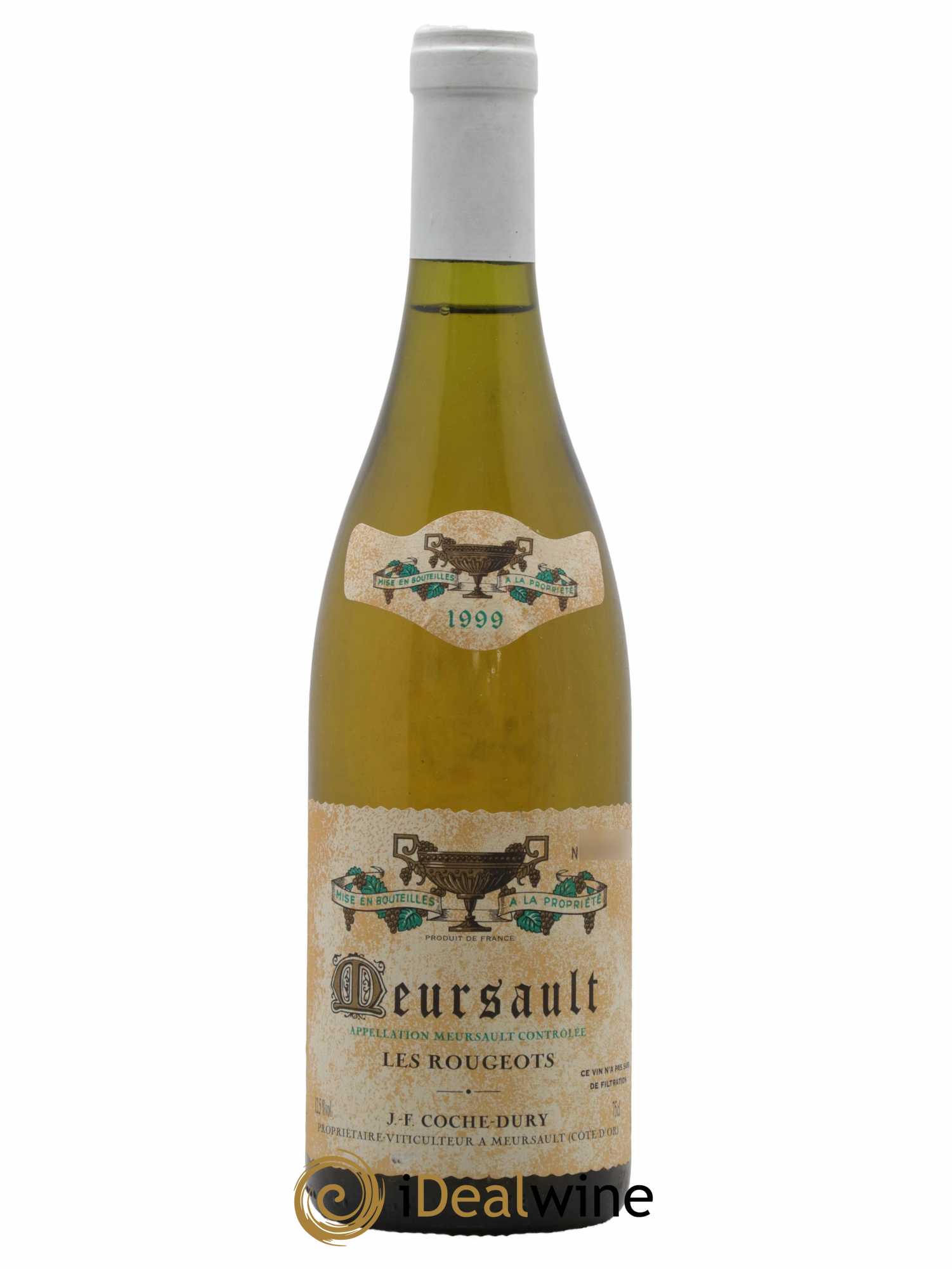 Meursault Les Rougeots Coche Dury (Domaine) 1999 - Lot de 1 bouteille - 0