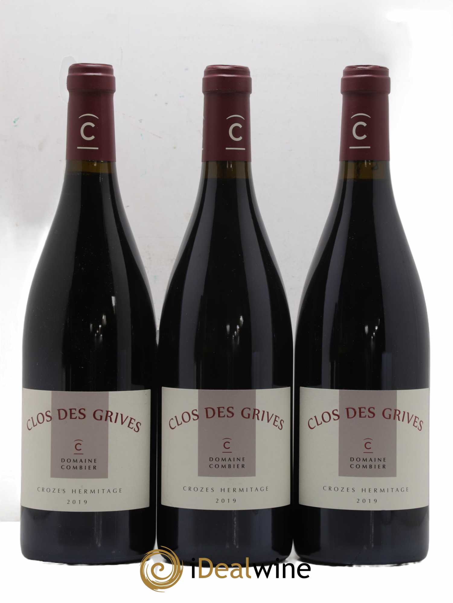 Crozes-Hermitage Clos des Grives Combier 2019 - Lot de 3 bouteilles - 0