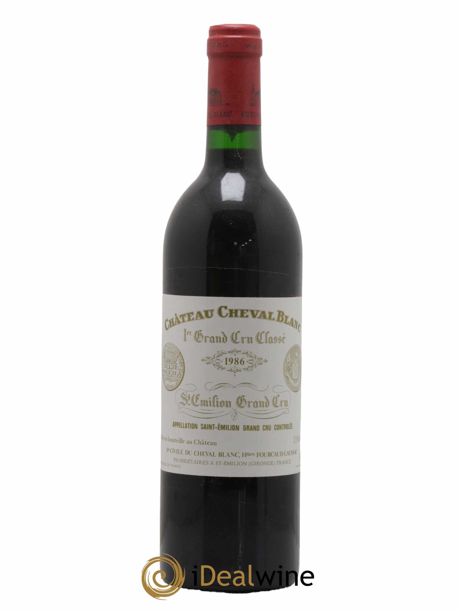 Château Cheval Blanc 1er Grand Cru Classé A 1986 - Lot de 1 bouteille - 0