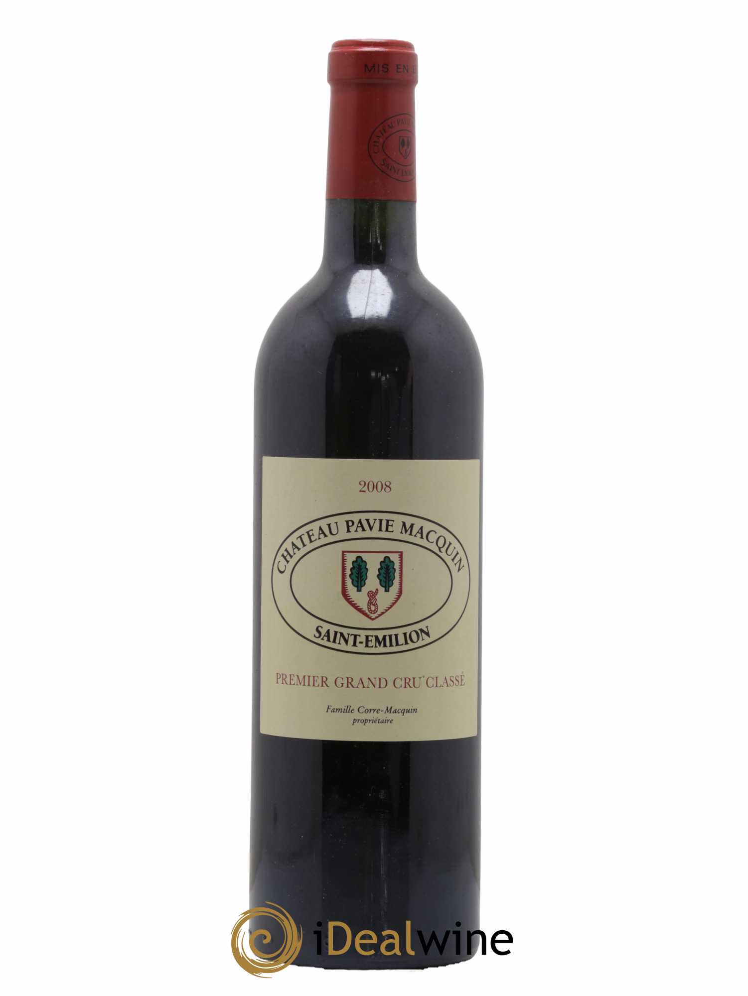 Château Pavie Macquin 1er Grand Cru Classé B 2008 - Lot de 1 bouteille - 0