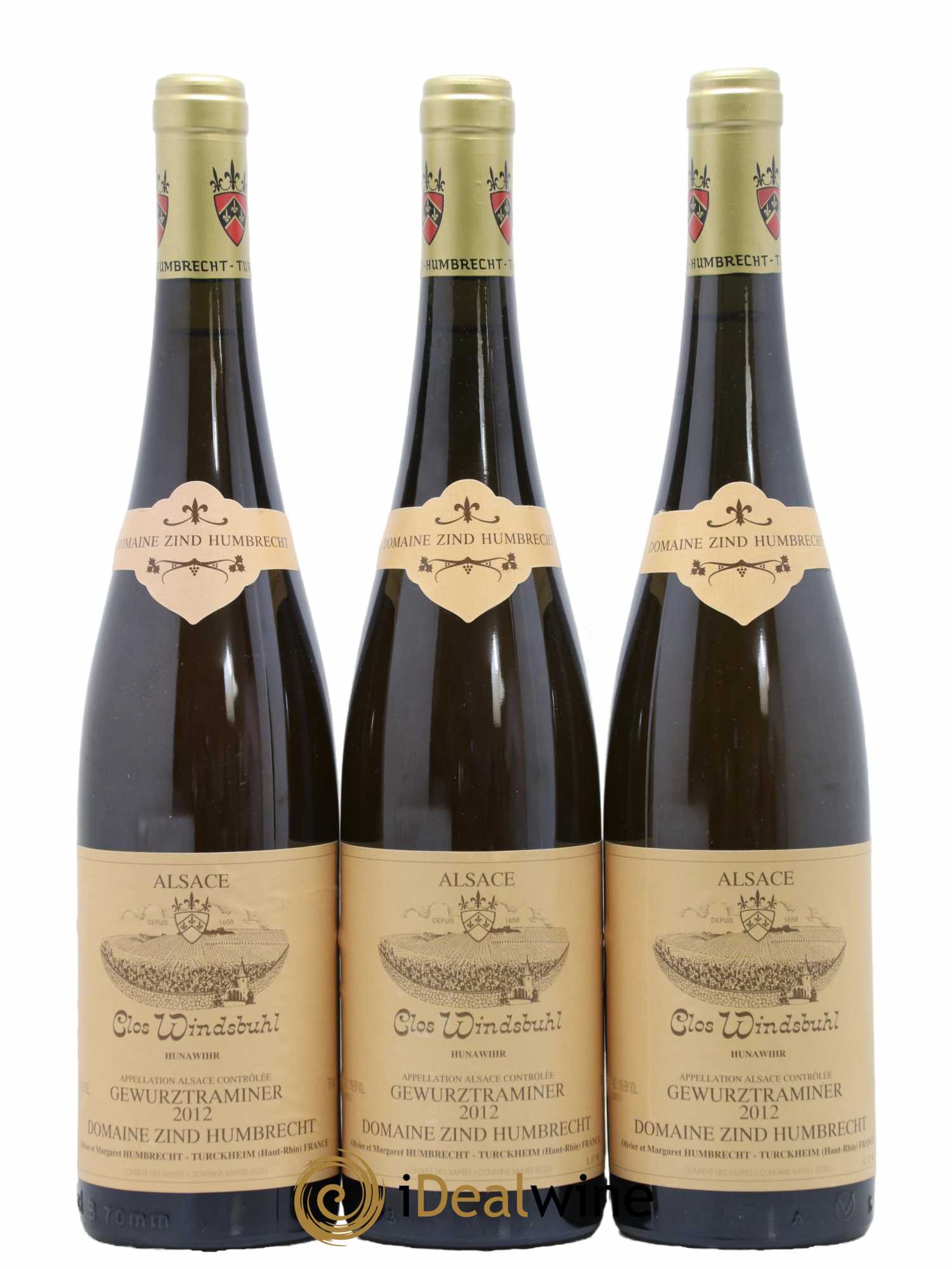 Alsace Gewurztraminer Clos Windsbuhl Zind-Humbrecht (Domaine) 2012 - Lot de 3 bouteilles - 0