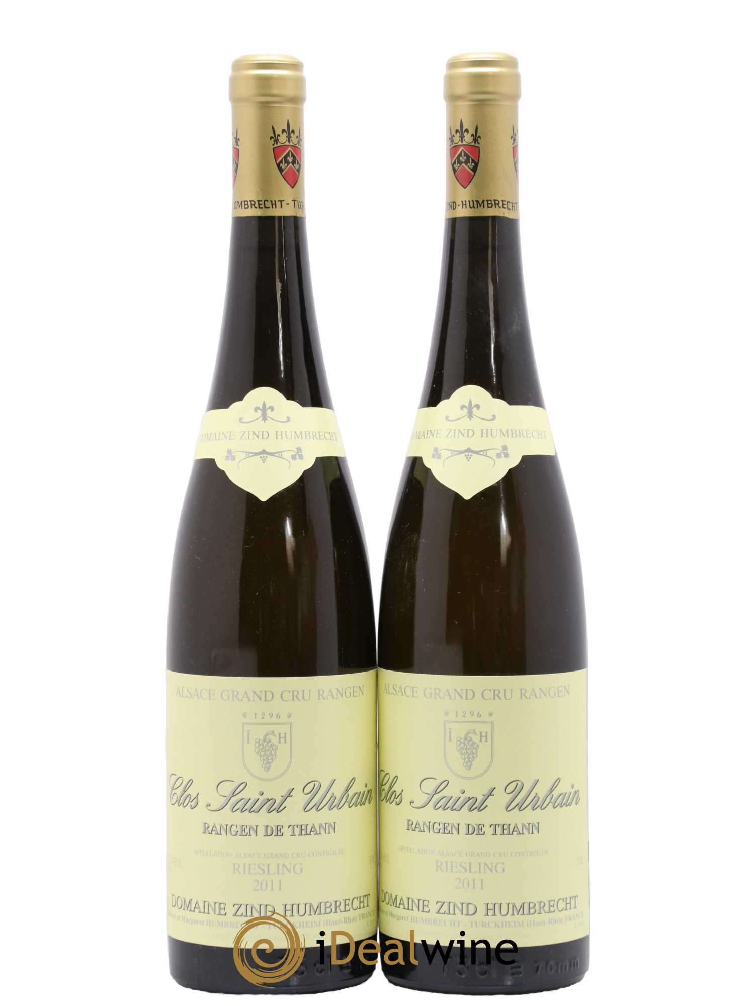 Alsace Riesling Grand Cru Rangen de Thann Clos Saint Urbain Zind-Humbrecht (Domaine) 2011 - Lot de 2 bouteilles - 0