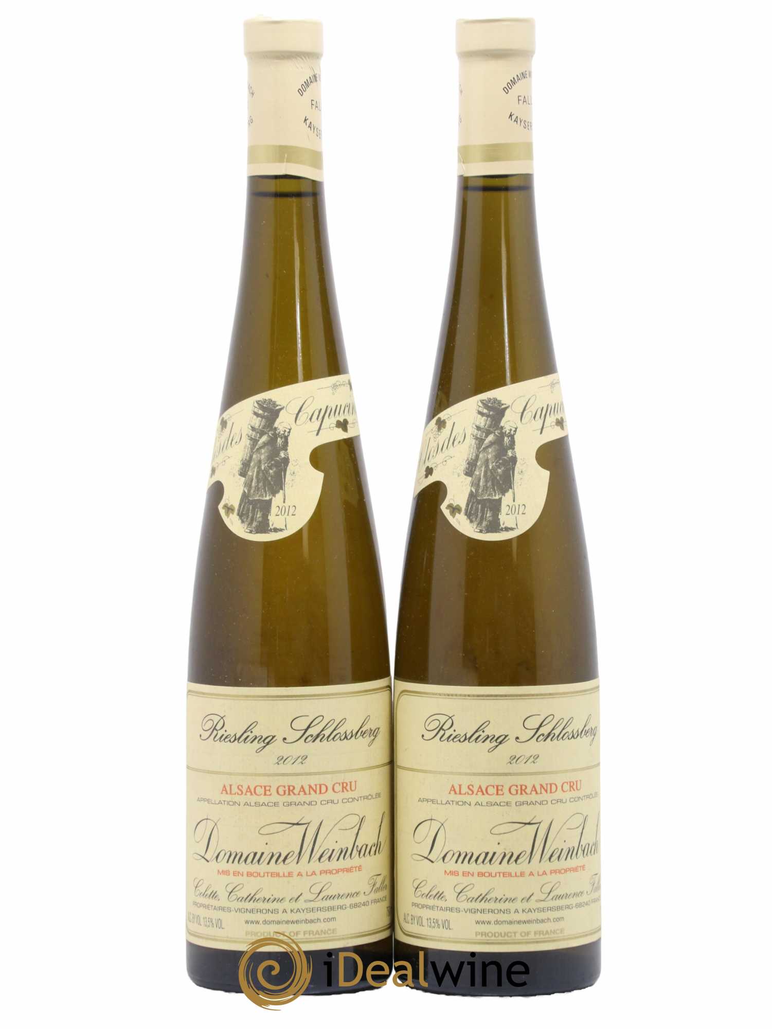 Alsace Grand Cru Schlossberg Riesling Weinbach (Domaine) 2012 - Posten von 2 Flaschen - 0