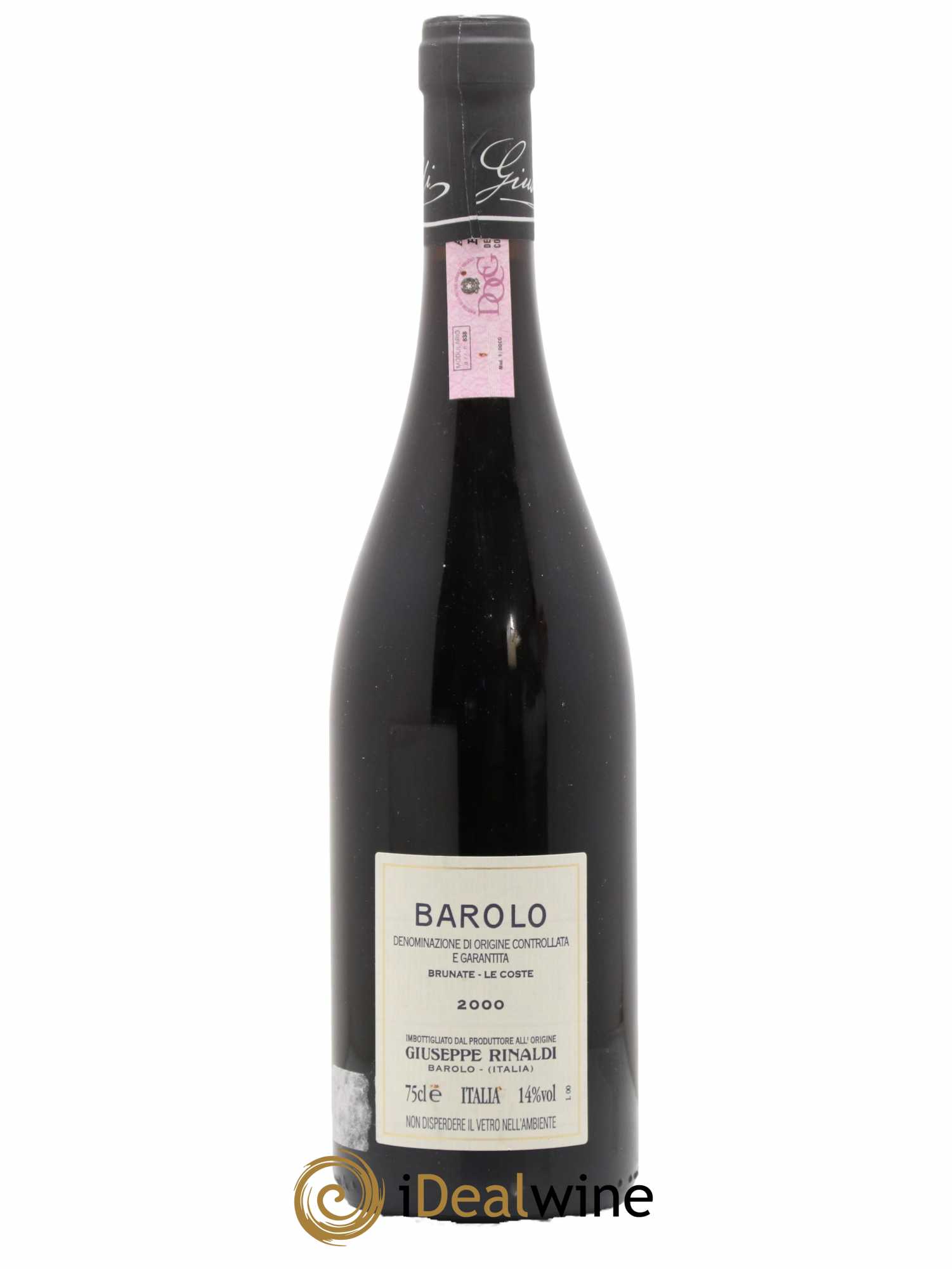 Barolo DOCG Brunate Le Coste Giuseppe Rinaldi 2000 - Lot de 1 bouteille - 1