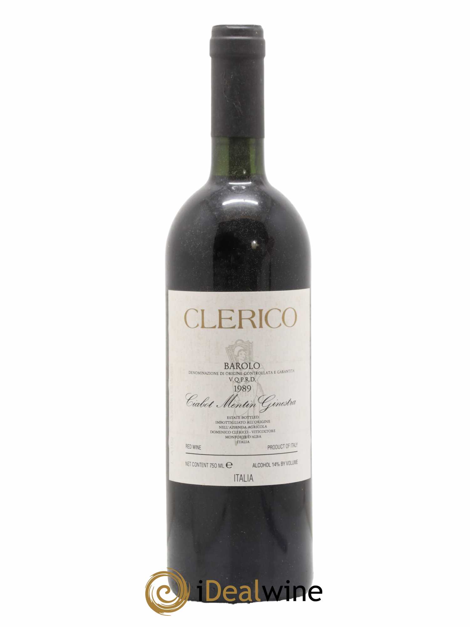 Barolo DOCG Ciabot Mentin Ginestra Domenico Clerico 1989 - Lot de 1 bouteille - 0