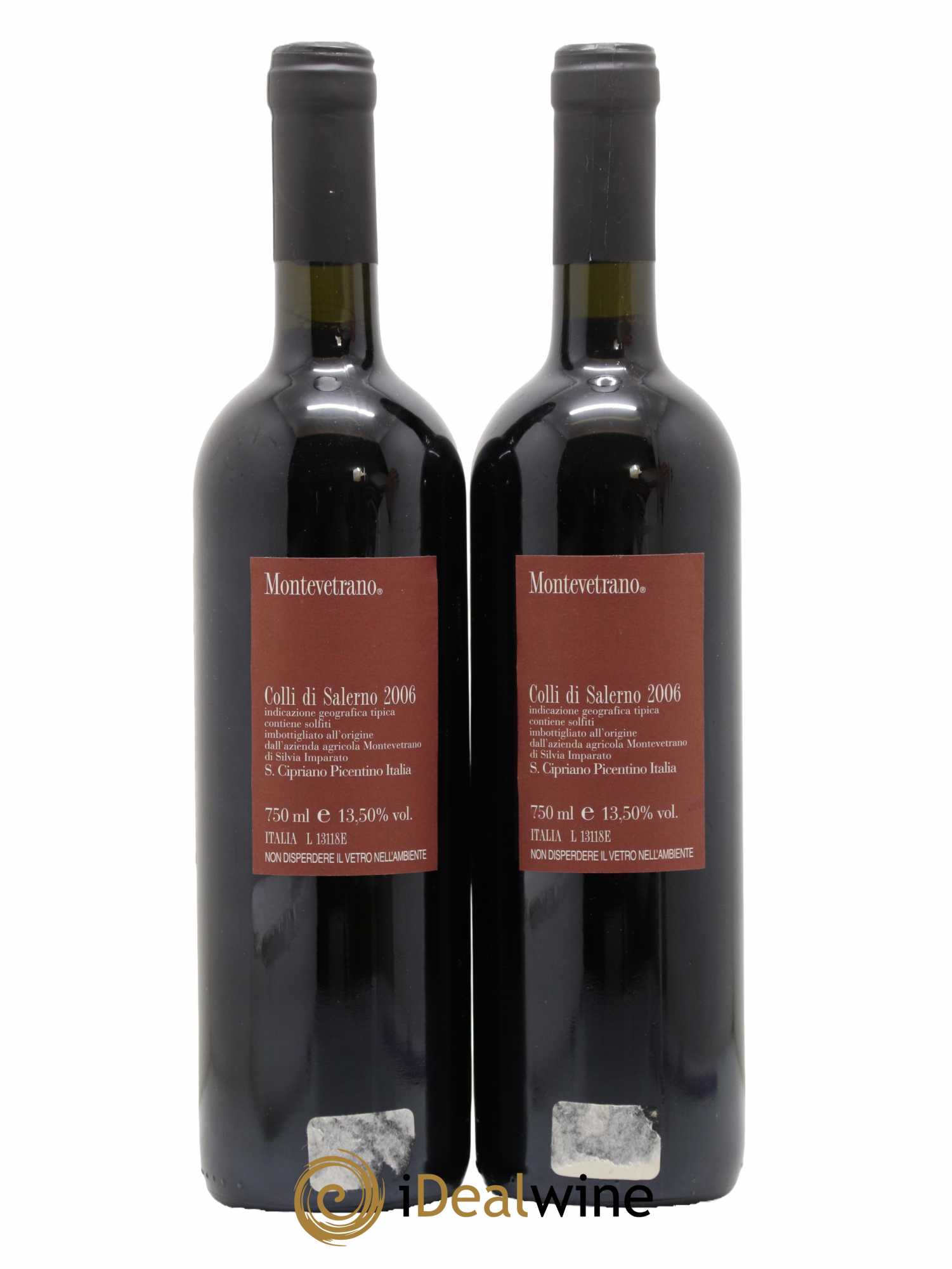 Colli Di Salerno Montevetrano IGT Silvia Imparato 2006 - Lot de 2 bouteilles - 1