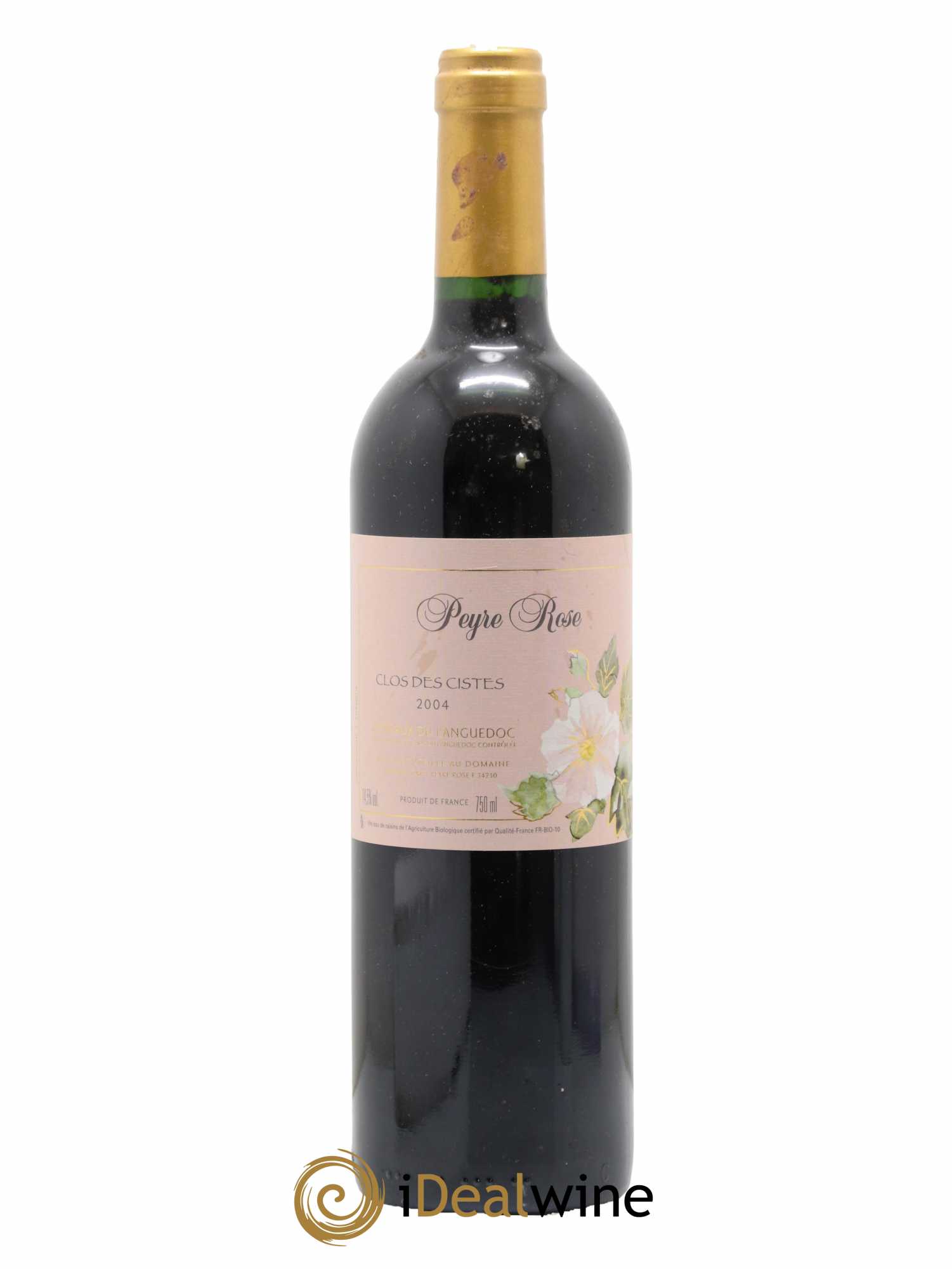Vin de France (anciennement Coteaux du Languedoc) Domaine Peyre Rose Les Cistes Marlène Soria 2004 - Lot de 1 bouteille - 0