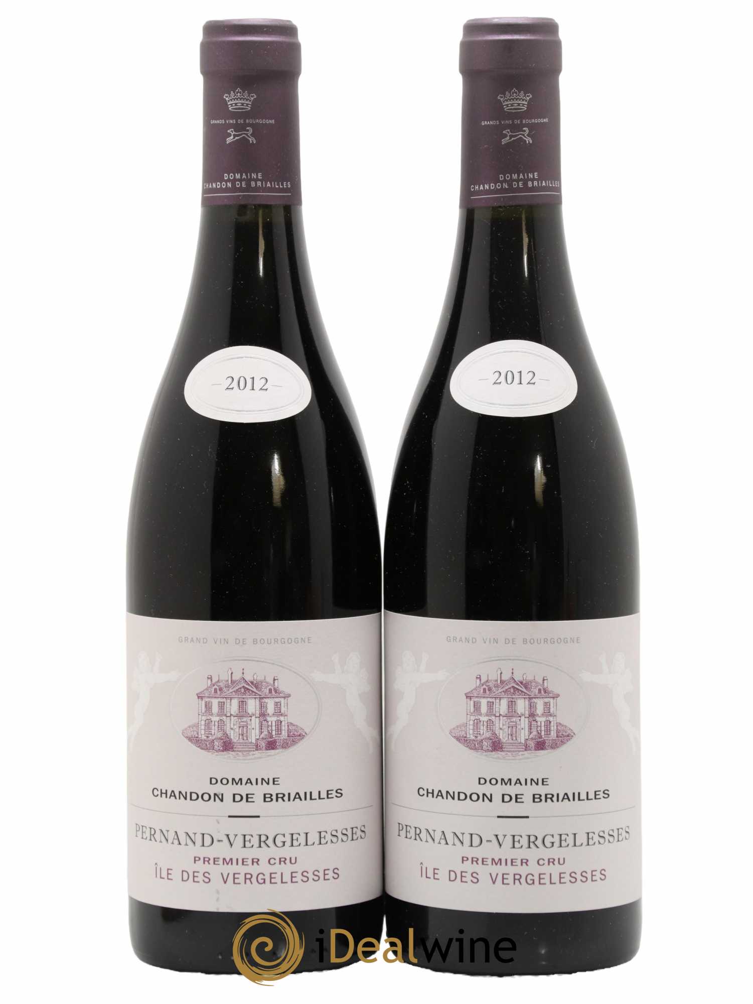 Pernand-Vergelesses 1er Cru Ile des Vergelesses Chandon de Briailles 2012 - Lot de 2 bouteilles - 0