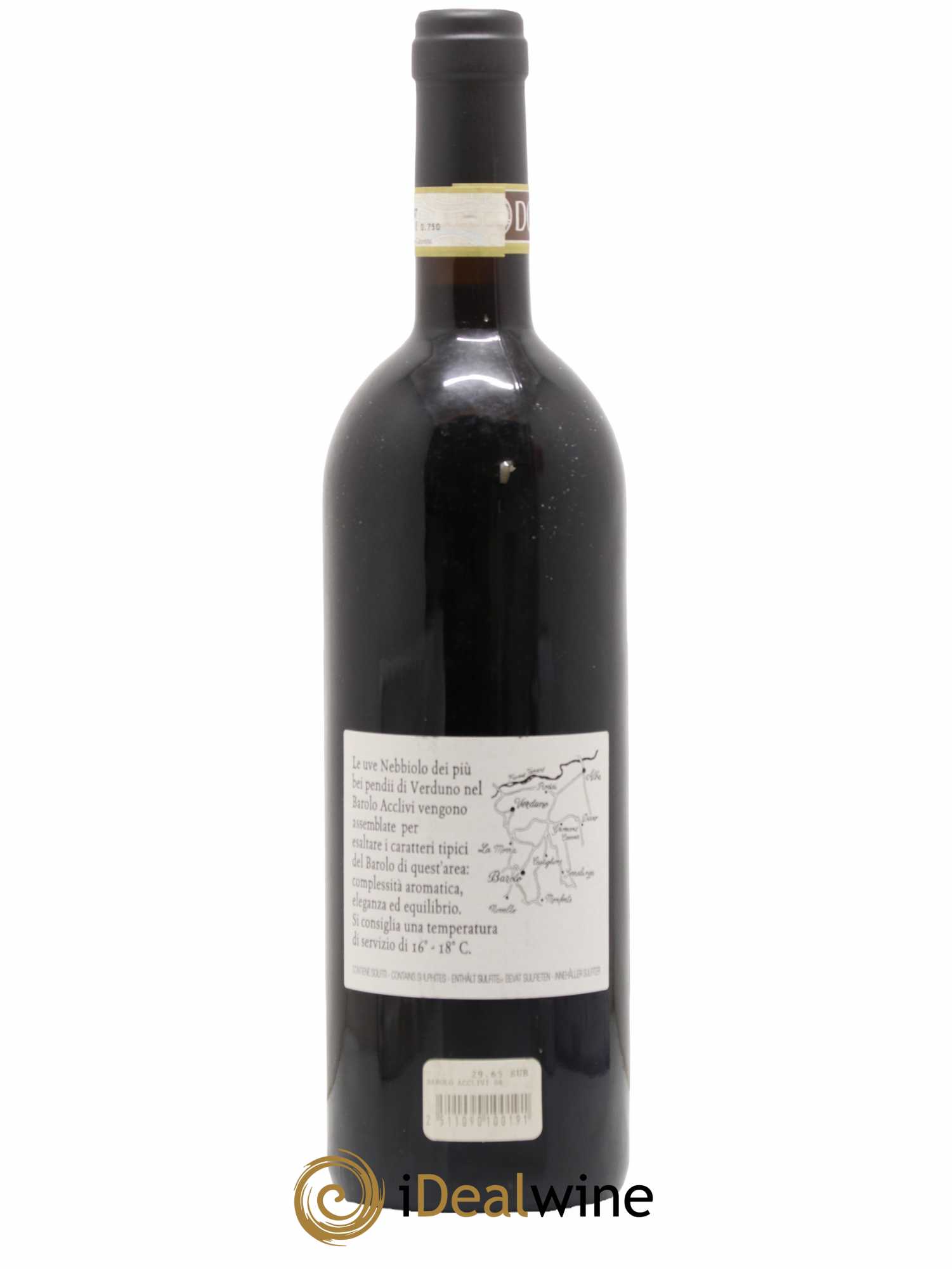 Barolo DOCG Acclivi Comm. Giovan Battista Burlotto 2008 - Lot de 1 bouteille - 1
