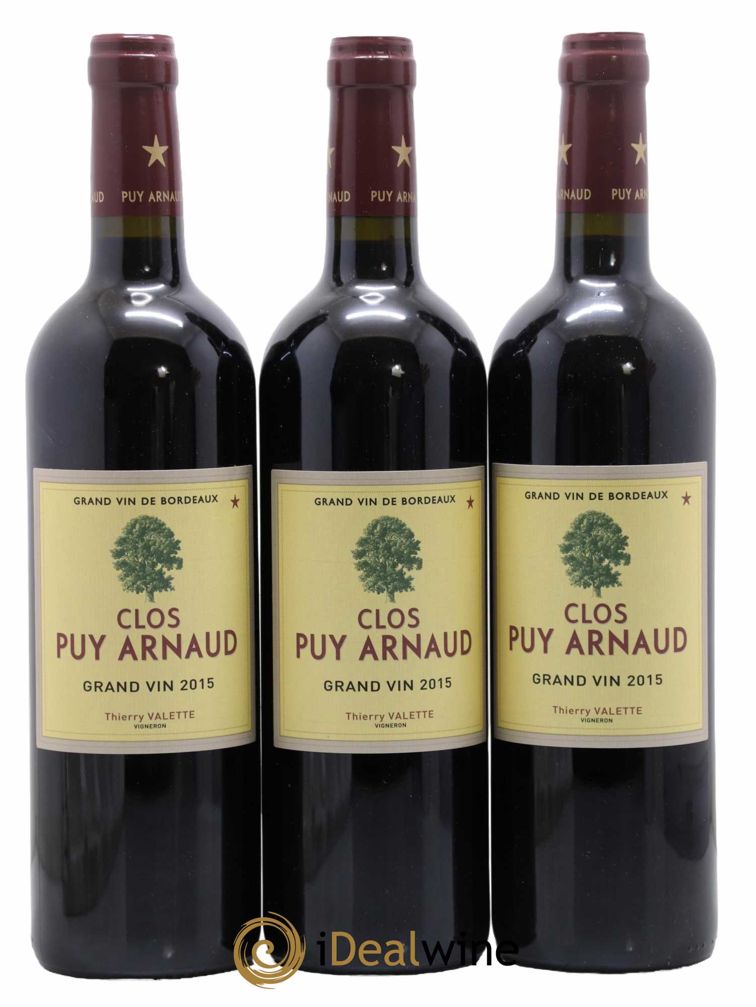 Clos Puy Arnaud 2015 - Lot de 3 bouteilles - 0