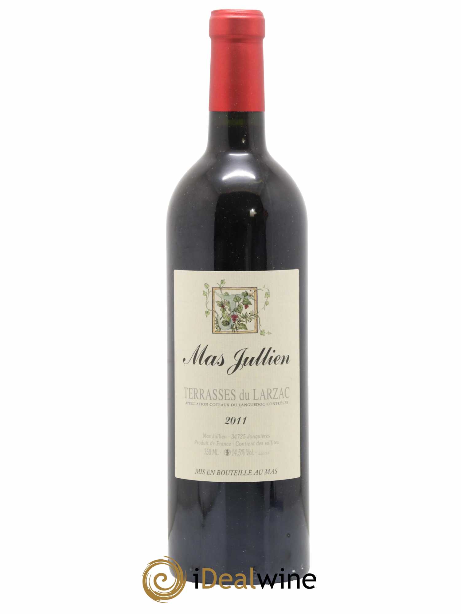 Terrasses du Larzac Mas Jullien Olivier Jullien 2011 - Lot de 1 bouteille - 0