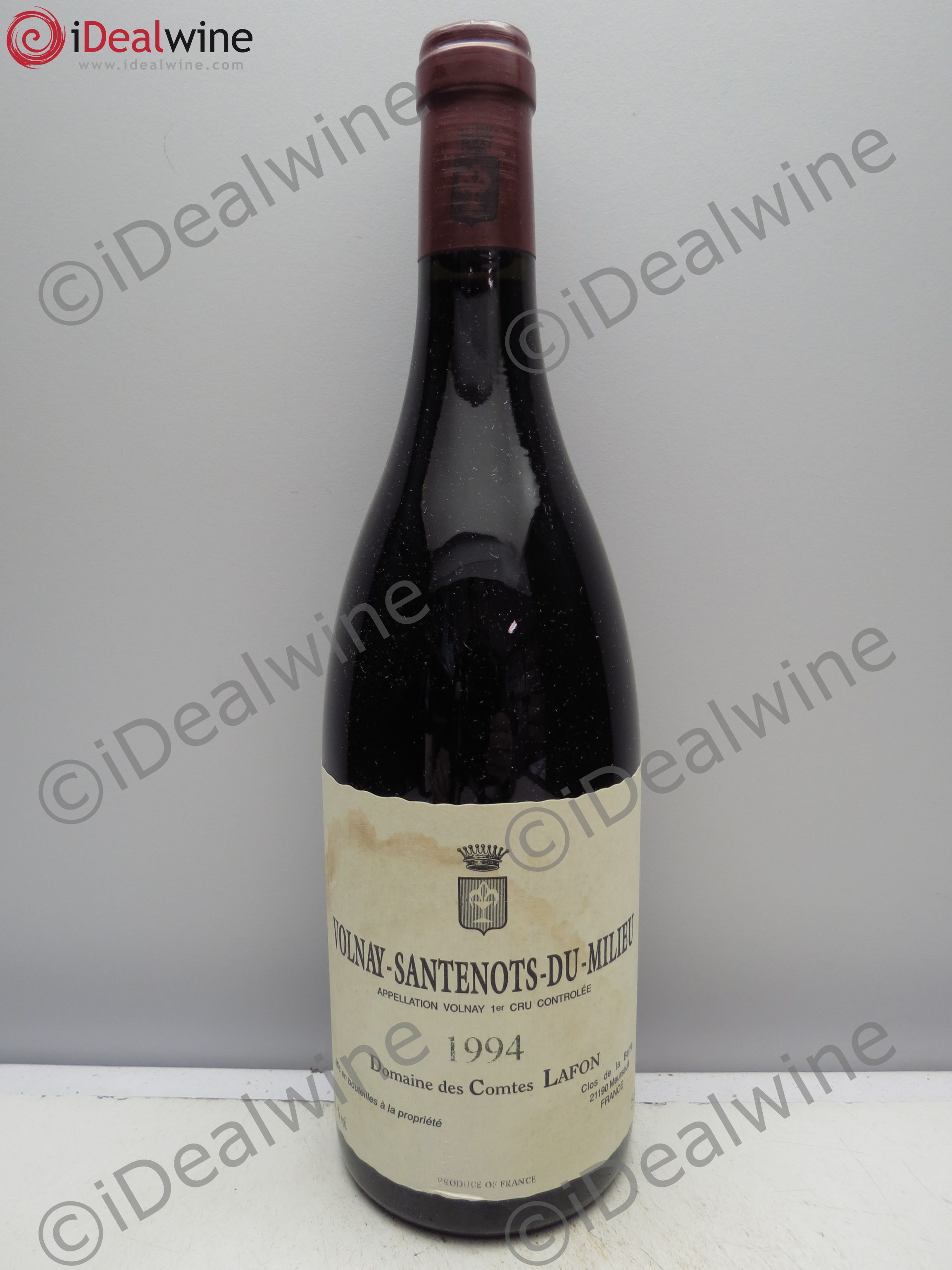 Volnay 1er Cru Santenots du Milieu Comtes Lafon (Domaine des) 1994 - Lot de 1 bouteille - 0