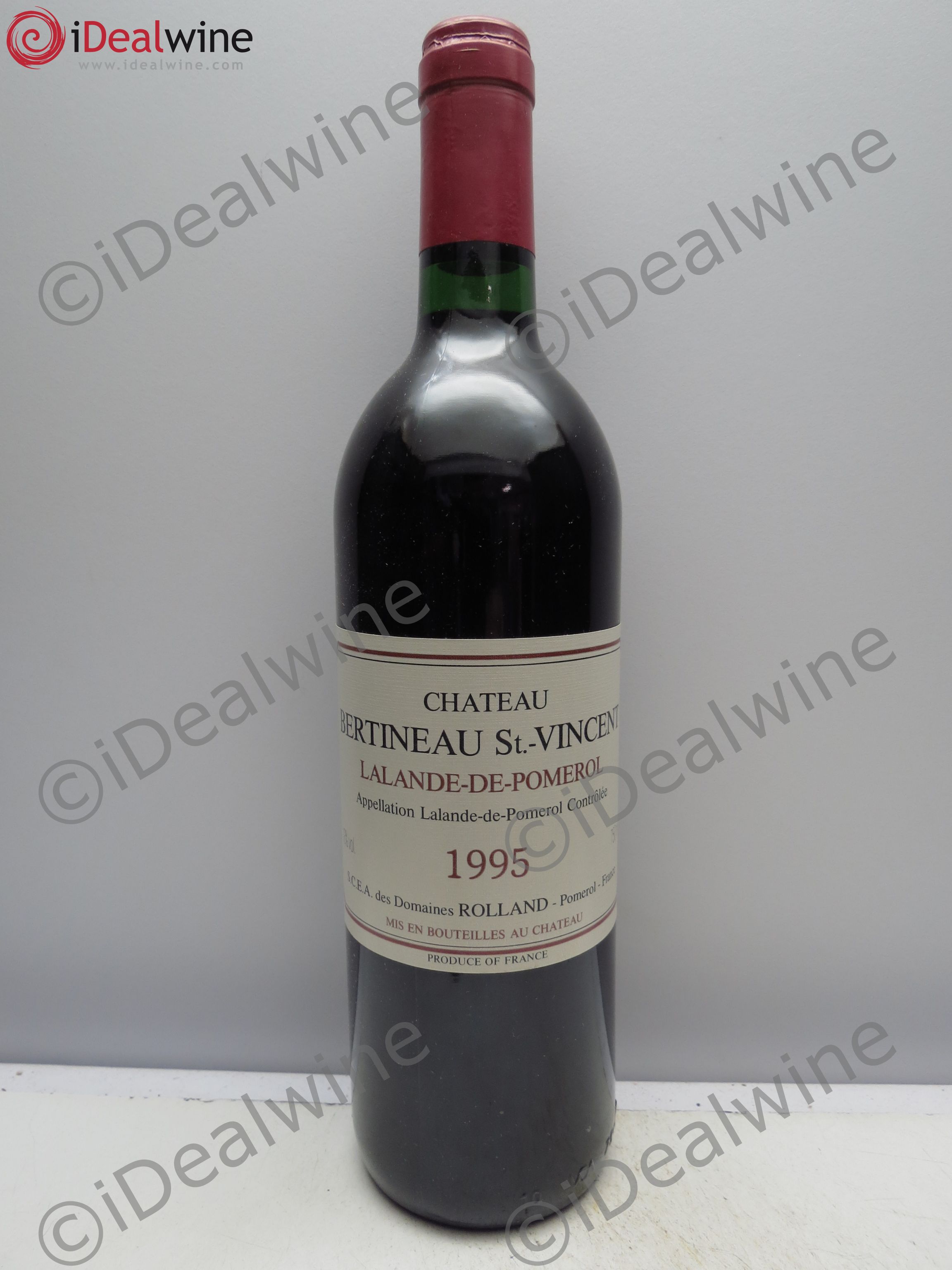 Bordeaux Bertineau Saint Vincent Lalande de Pomerol (sans prix de réserve / no reserve) 1995 - Posten von 1 Flasche - 0