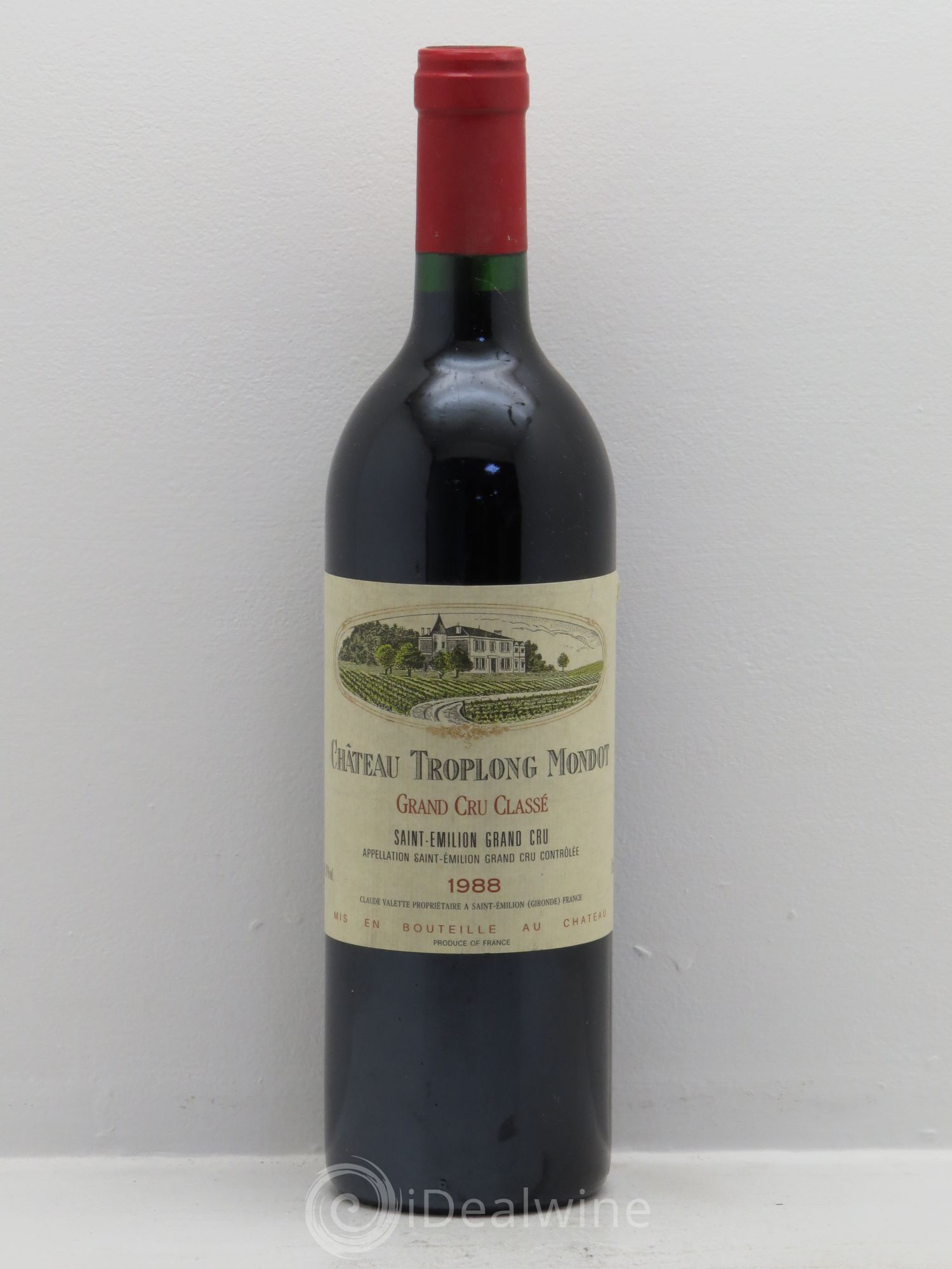 Château Troplong Mondot 1er Grand Cru Classé B 1988 - Lot de 1 bouteille - 0