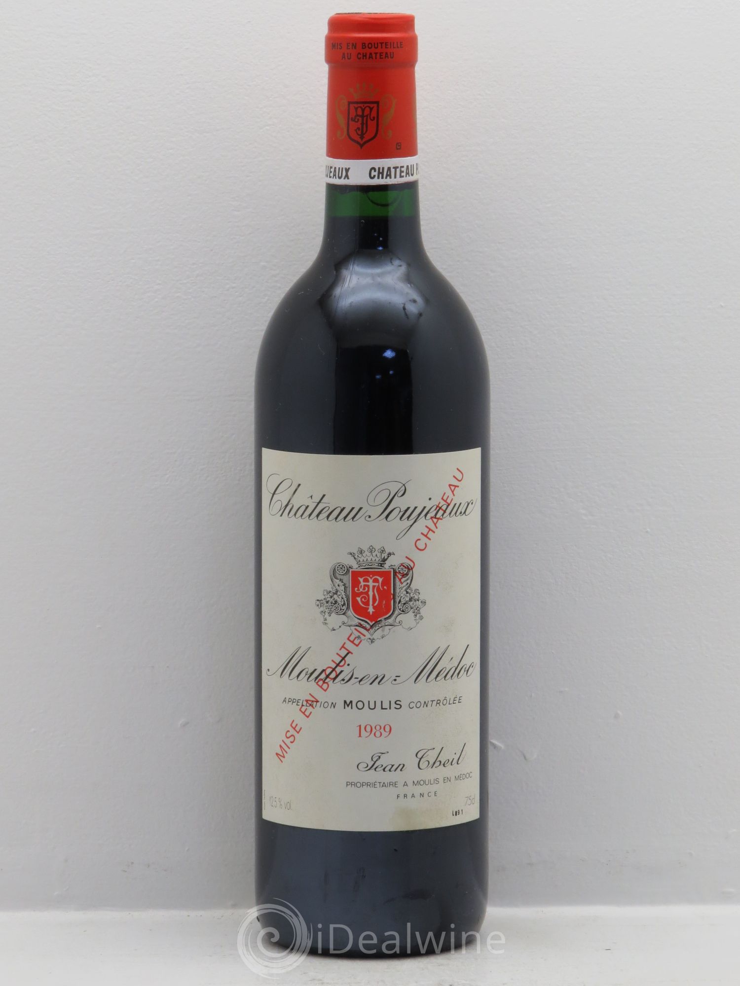 Château Poujeaux 1989 - Lot de 1 bouteille - 0