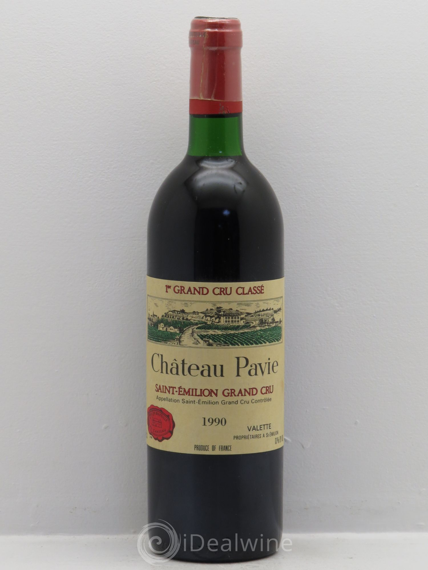Château Pavie 1er Grand Cru Classé A 1990 - Lot de 1 bouteille - 0
