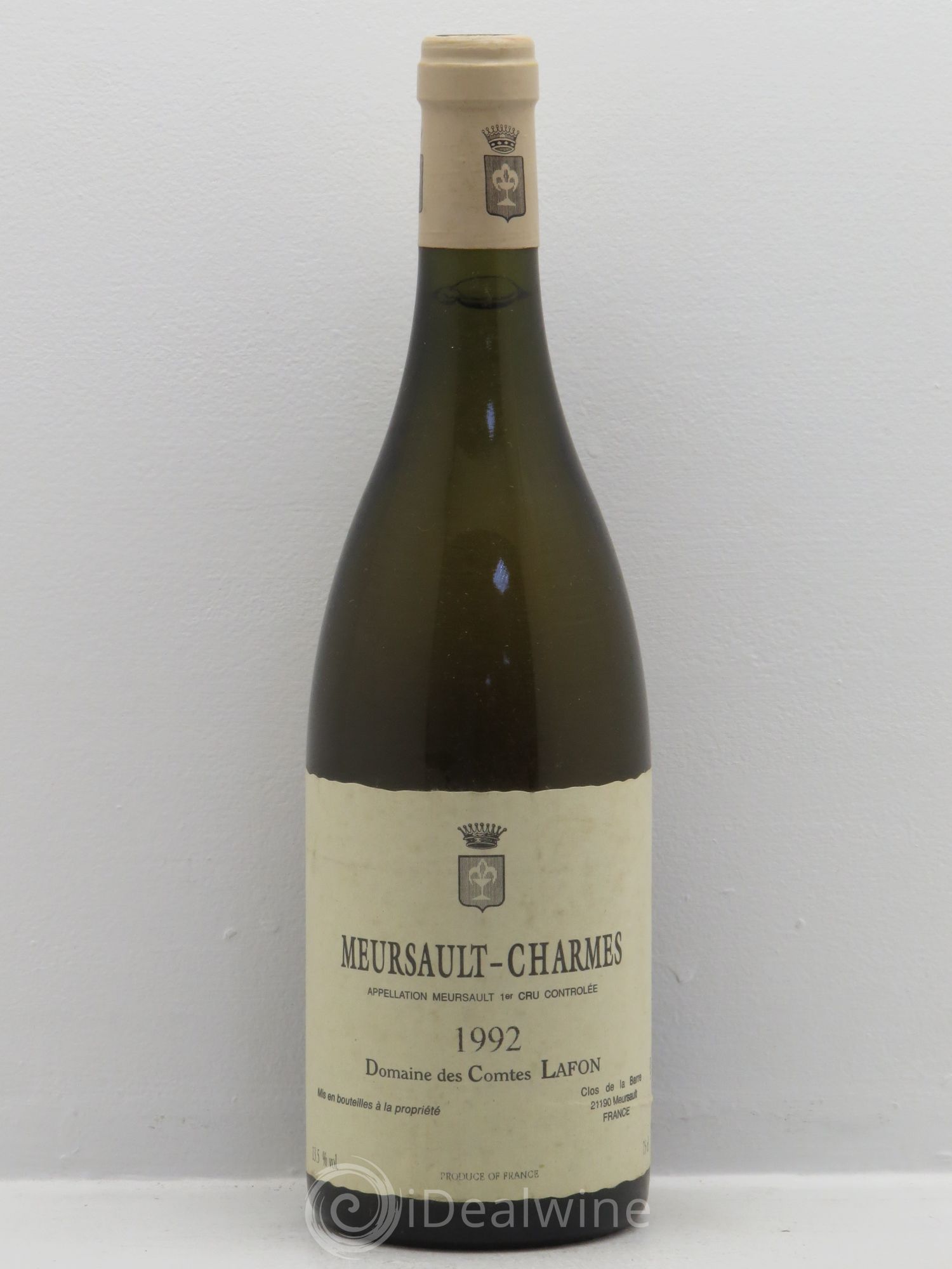 Meursault 1er Cru Charmes Comtes Lafon (Domaine des) 1992 - Lot de 1 bouteille - 0