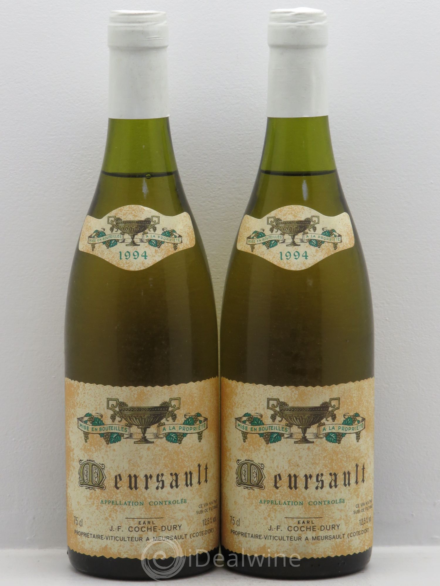 Meursault Coche Dury (Domaine) 1994 - Lot de 2 bouteilles - 0