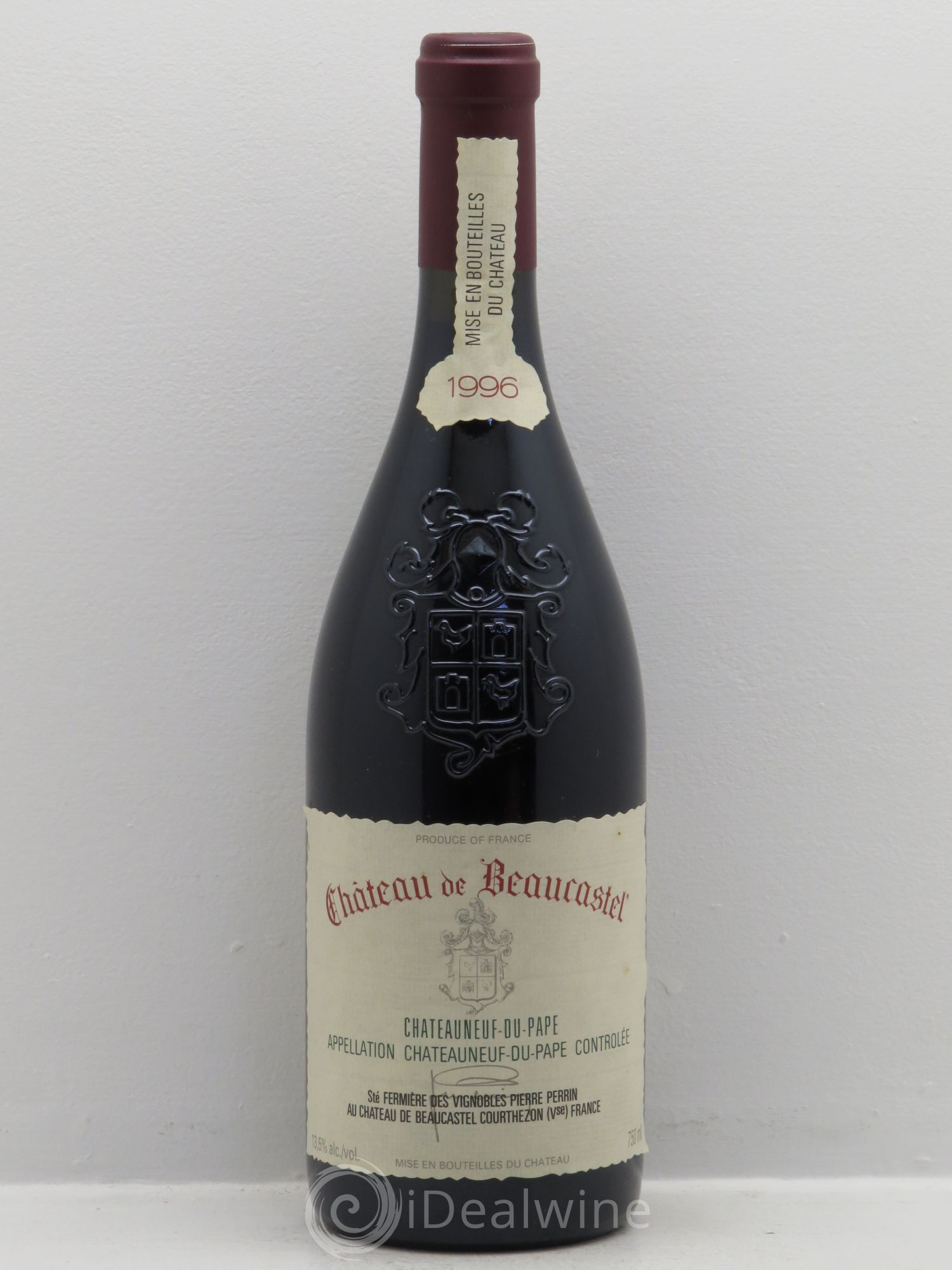 Châteauneuf-du-Pape Château de Beaucastel Famille Perrin 1996 - Lot de 1 bouteille - 0