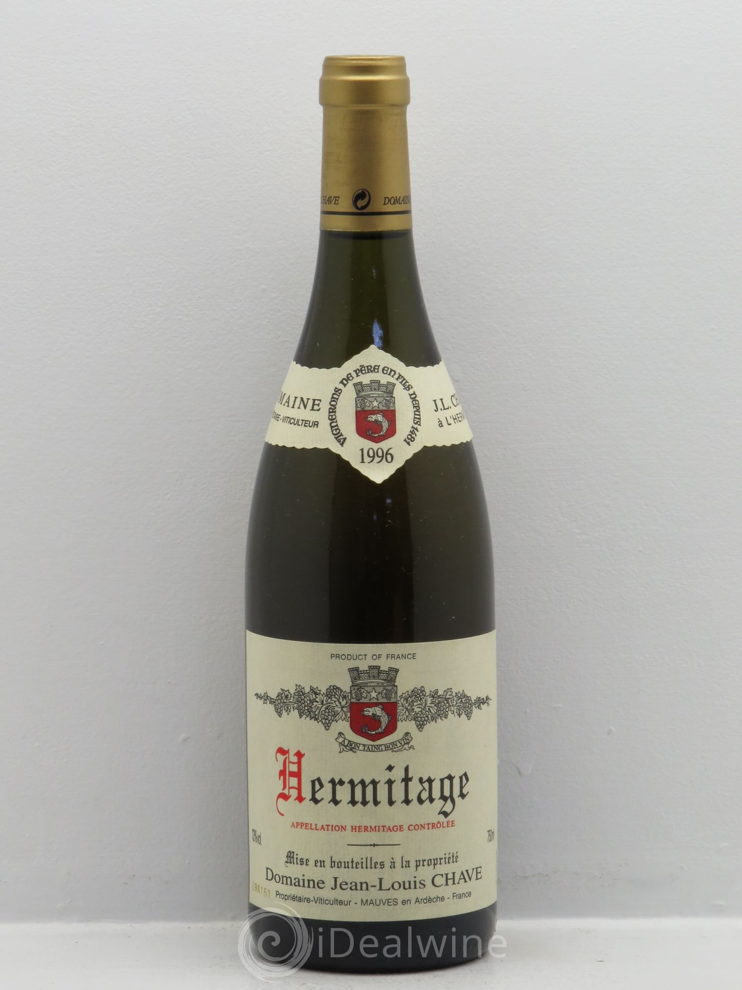 Hermitage Jean-Louis Chave 1996 - Lot de 1 bouteille - 0