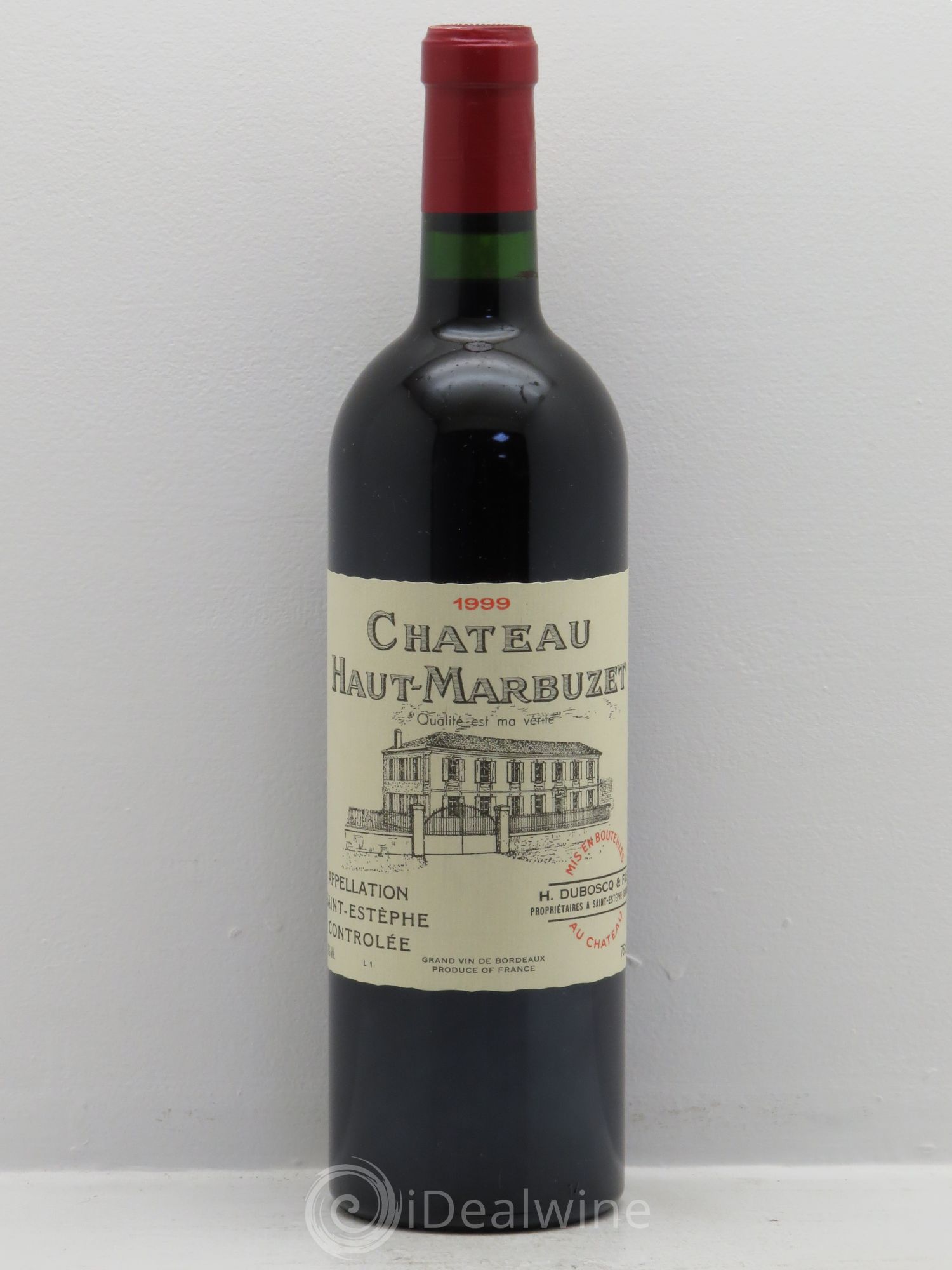 Château Haut Marbuzet 1999 - Lot de 1 bouteille - 0