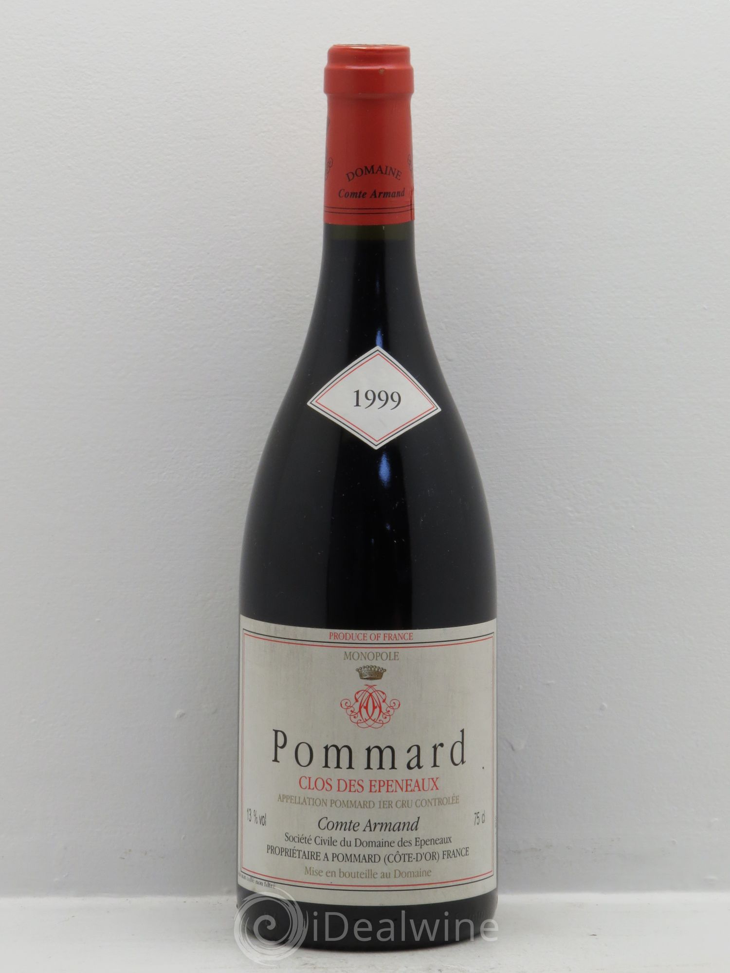 Pommard 1er Cru Clos des Epeneaux Comte Armand 1999 - Lot de 1 bouteille - 0