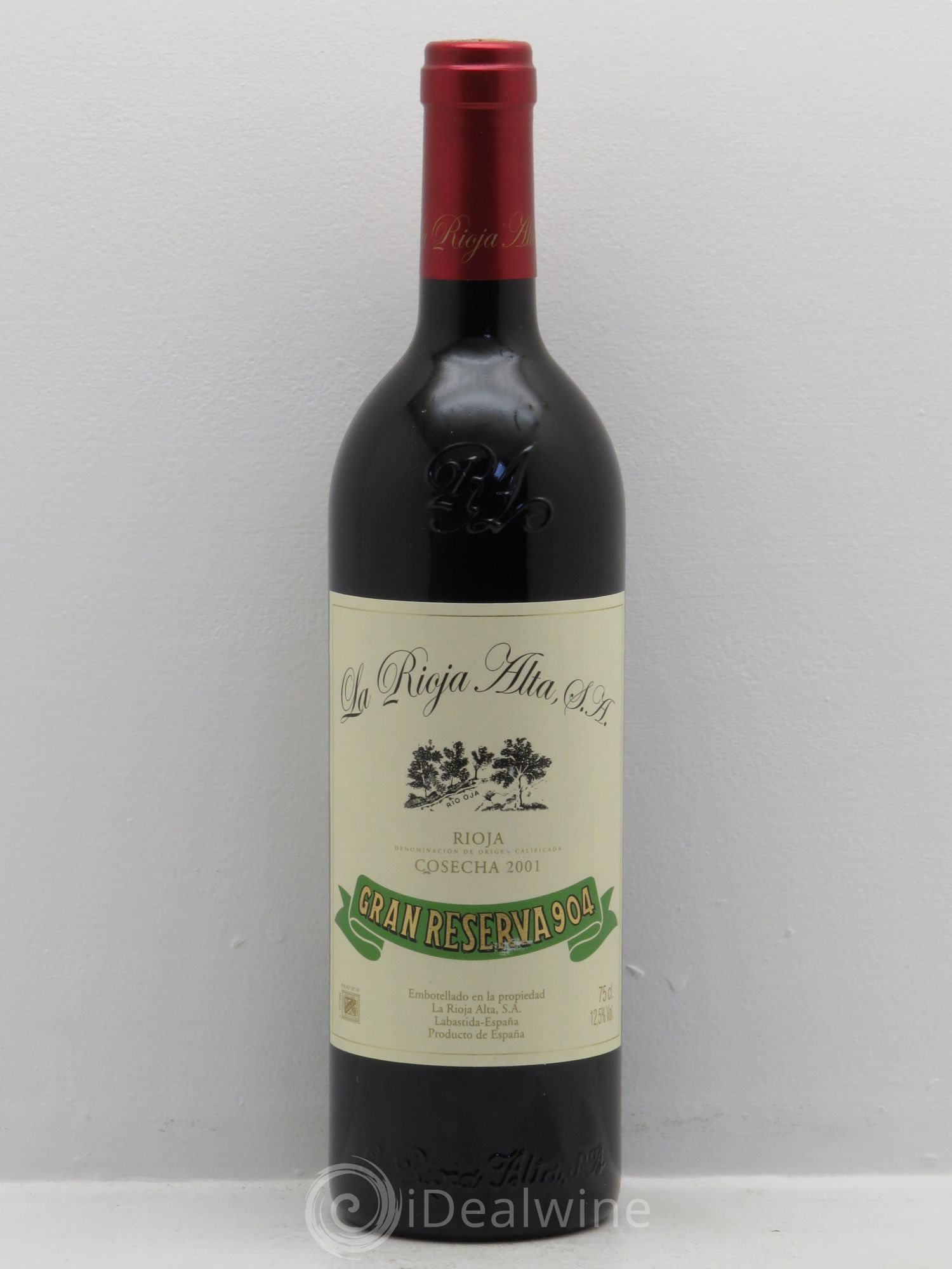 Rioja DOCA Rioja Gran Reserva 904 La rioja Alta 2001 - Lot de 1 bouteille - 0