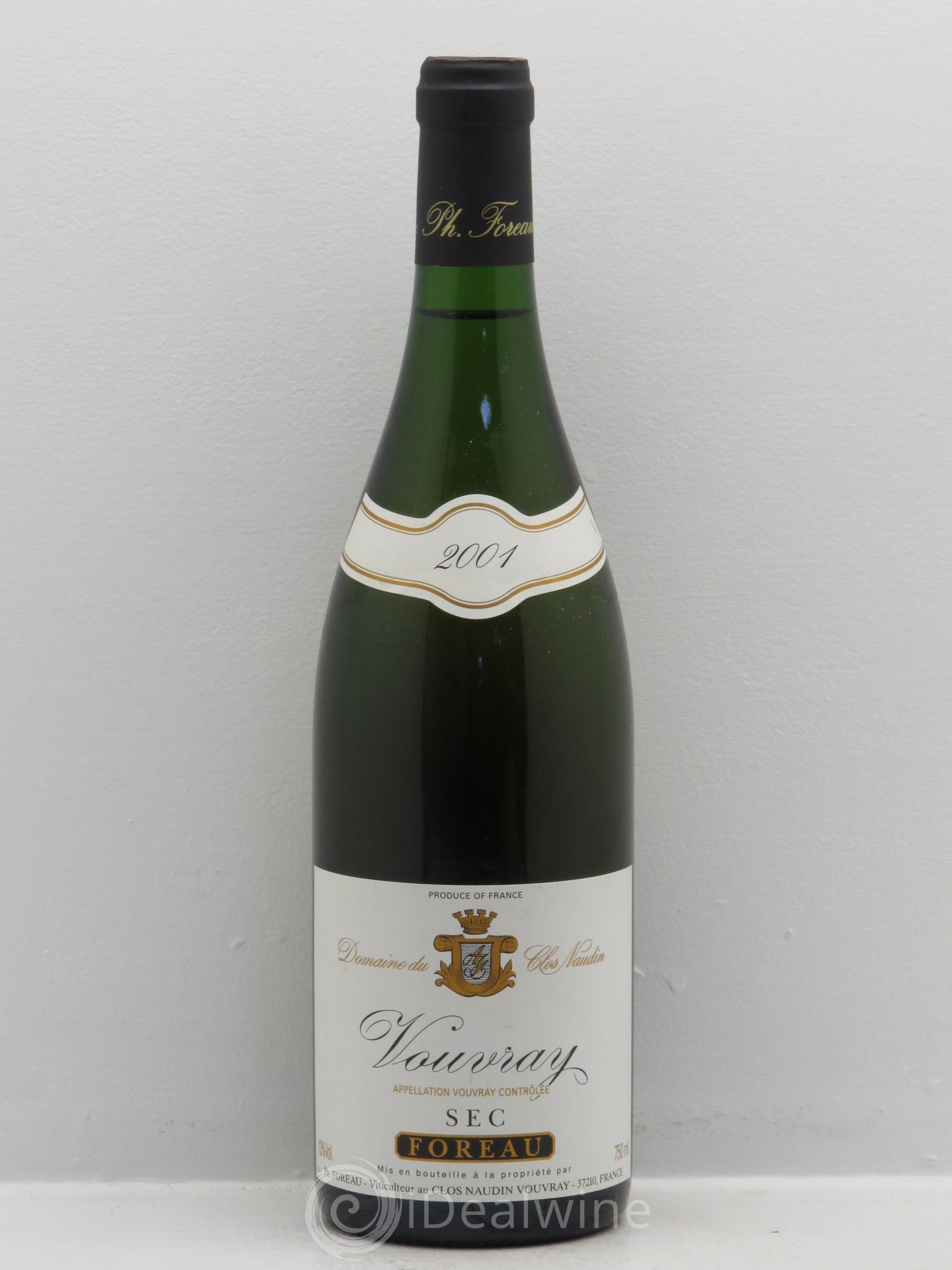 Vouvray Sec Clos Naudin - Philippe Foreau 2001 - Lot de 1 bouteille - 0