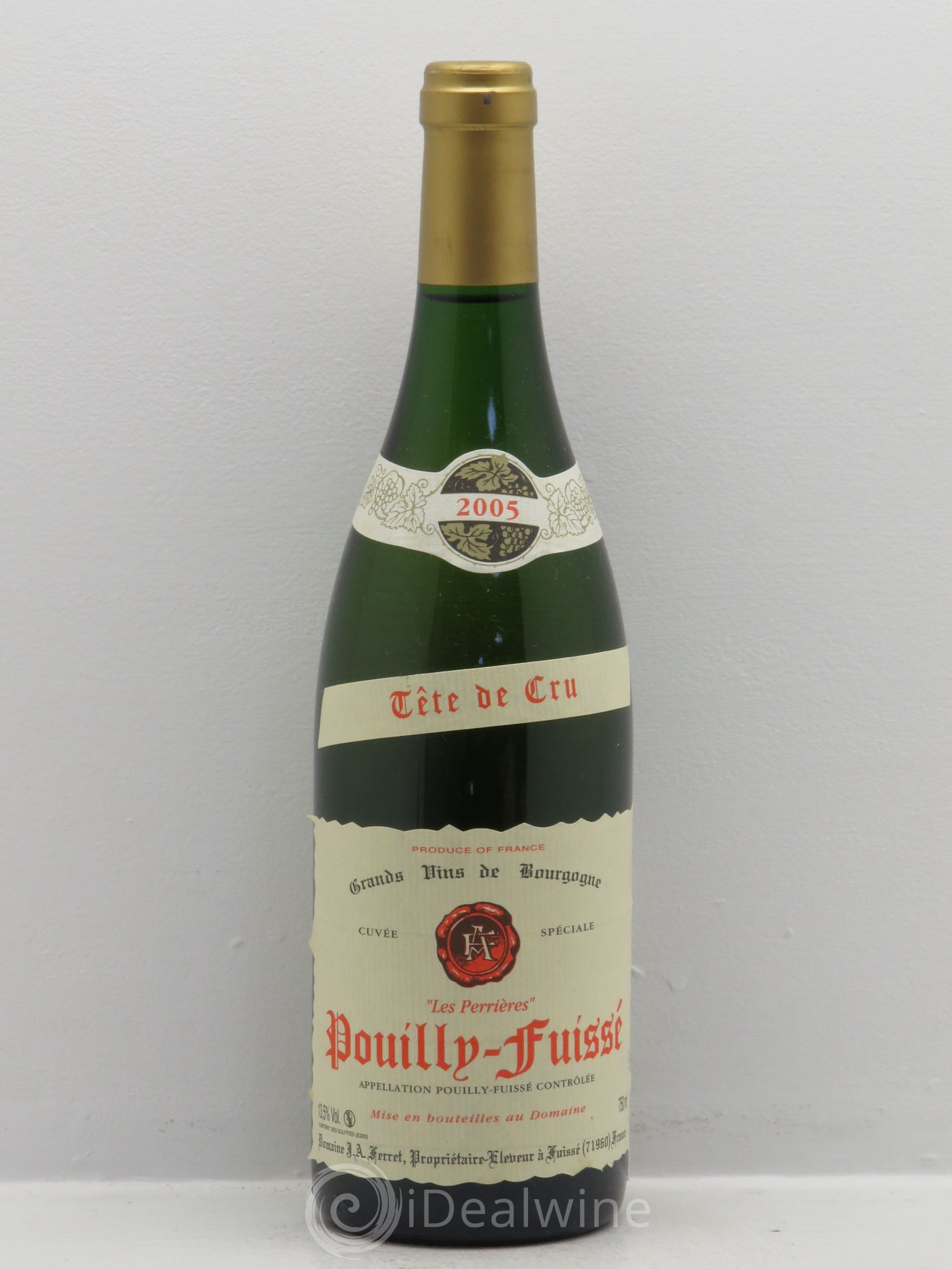 Pouilly-Fuissé Tête de cru Les Perrières 2005 - Posten von 1 Flasche - 0