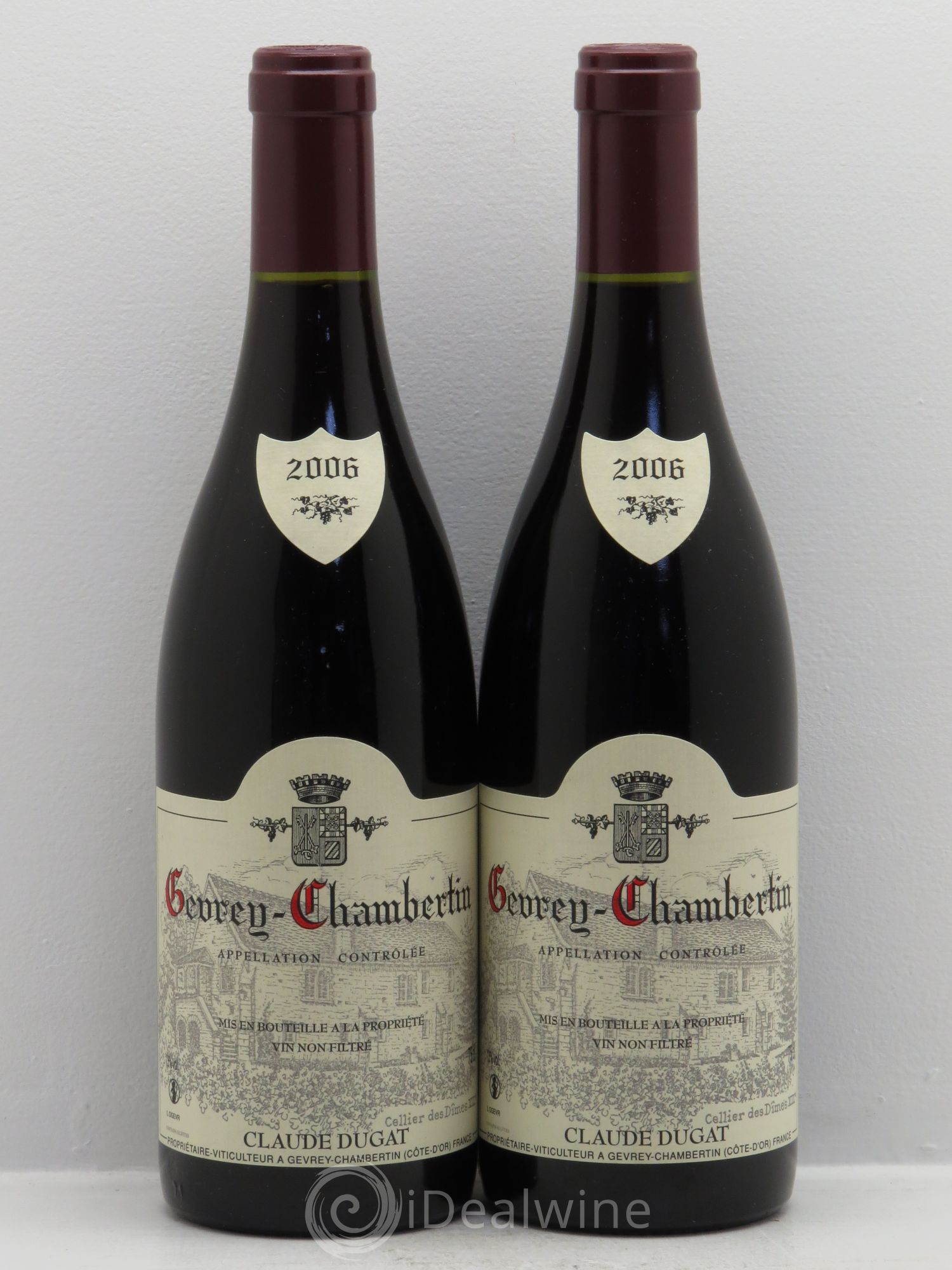 Gevrey-Chambertin Claude Dugat 2006 - Lot de 2 bouteilles - 0