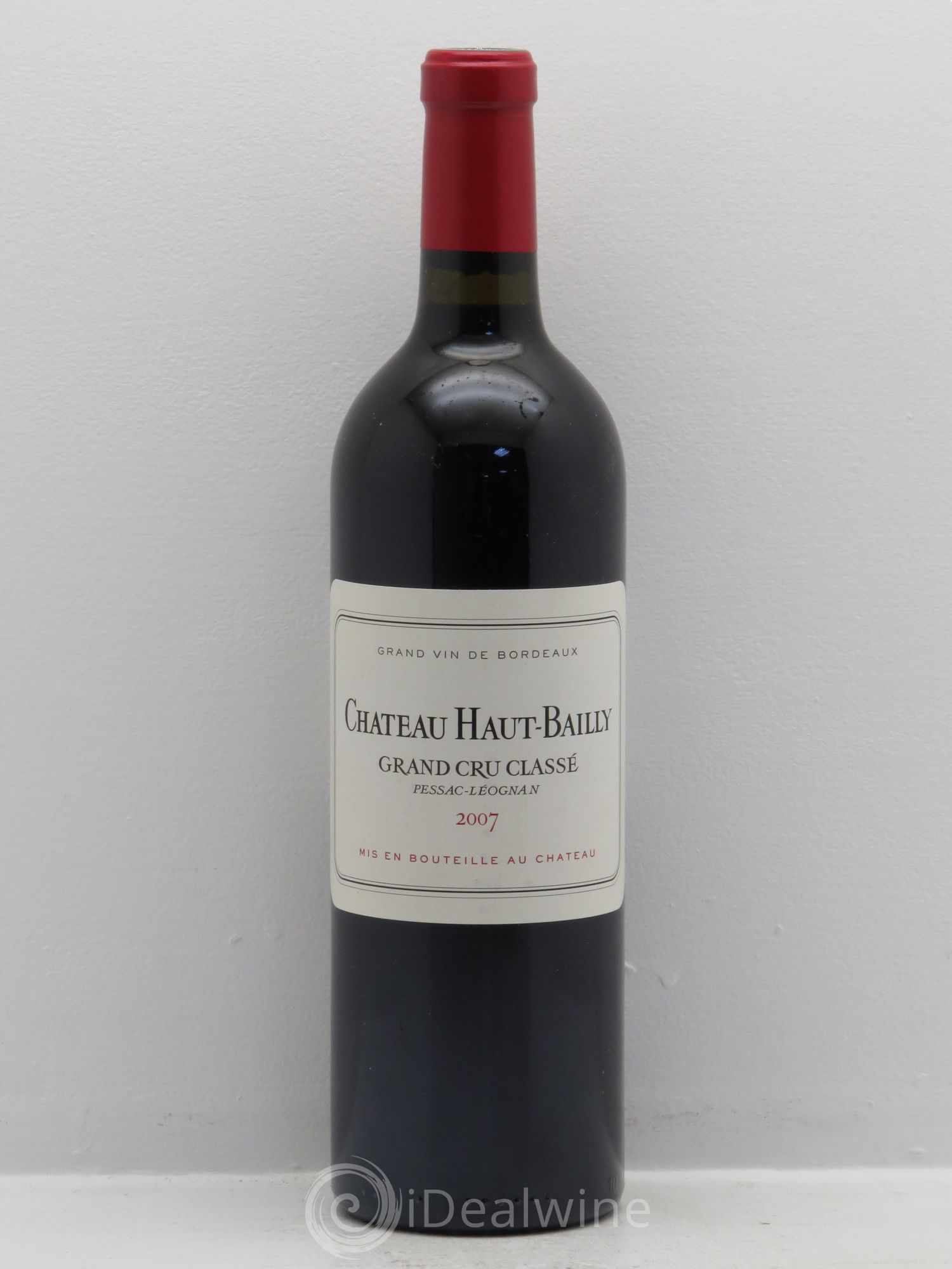 Château Haut-Bailly Cru Classé de Graves 2007 - Lot de 1 bouteille - 0