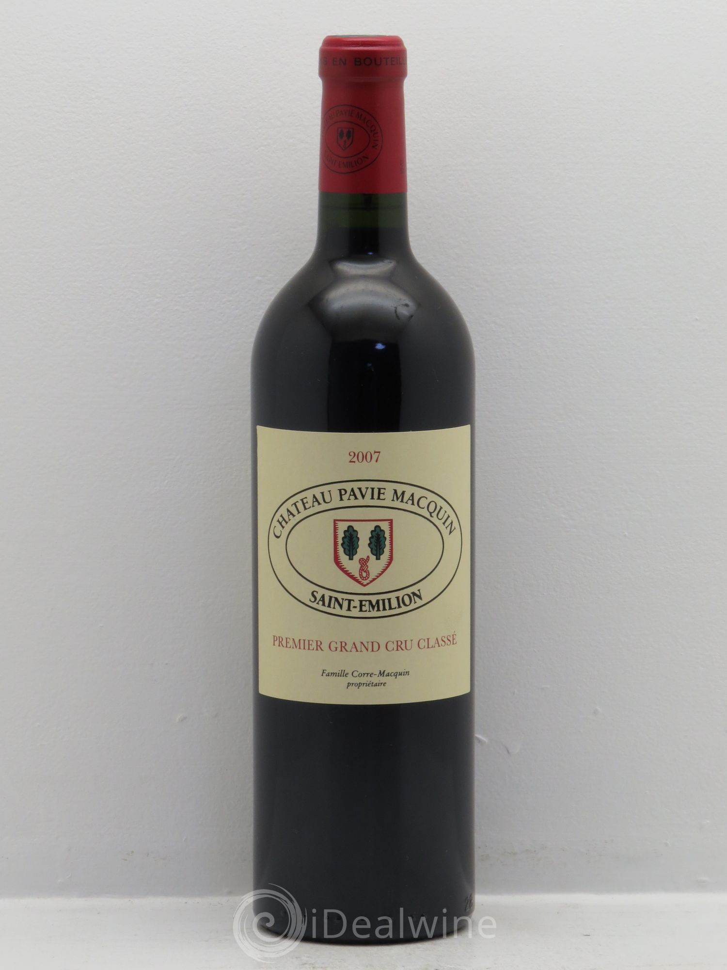 Château Pavie Macquin 1er Grand Cru Classé B 2007 - Lot de 1 bouteille - 0