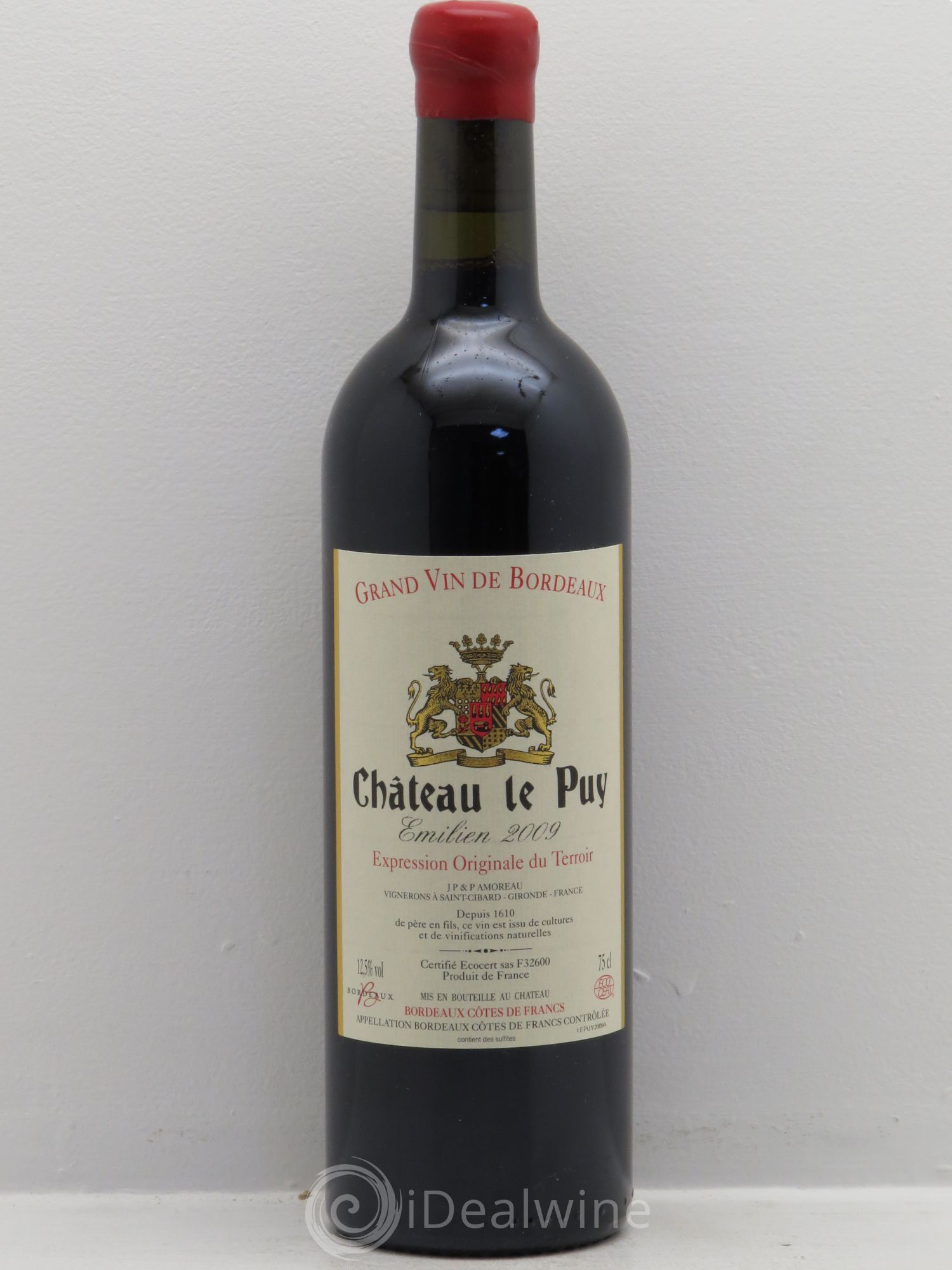 Le Puy - Cuvée Emilien 2009 - Lot de 1 bouteille - 0