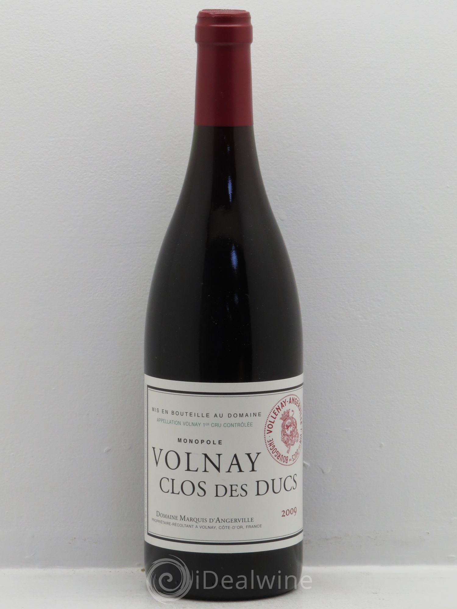 Volnay 1er Cru Clos des Ducs Marquis d'Angerville (Domaine) 2009 - Lot de 1 bouteille - 0