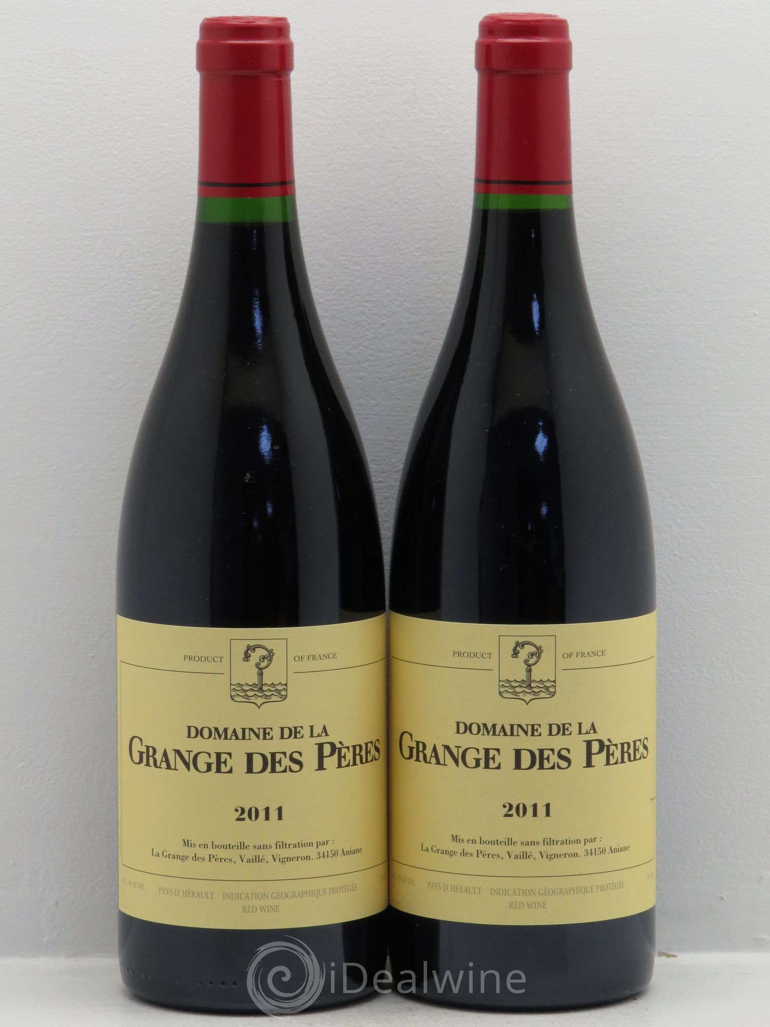 Pays d'Hérault Grange des Pères Laurent Vaillé 2011 - Lot de 2 bouteilles - 0