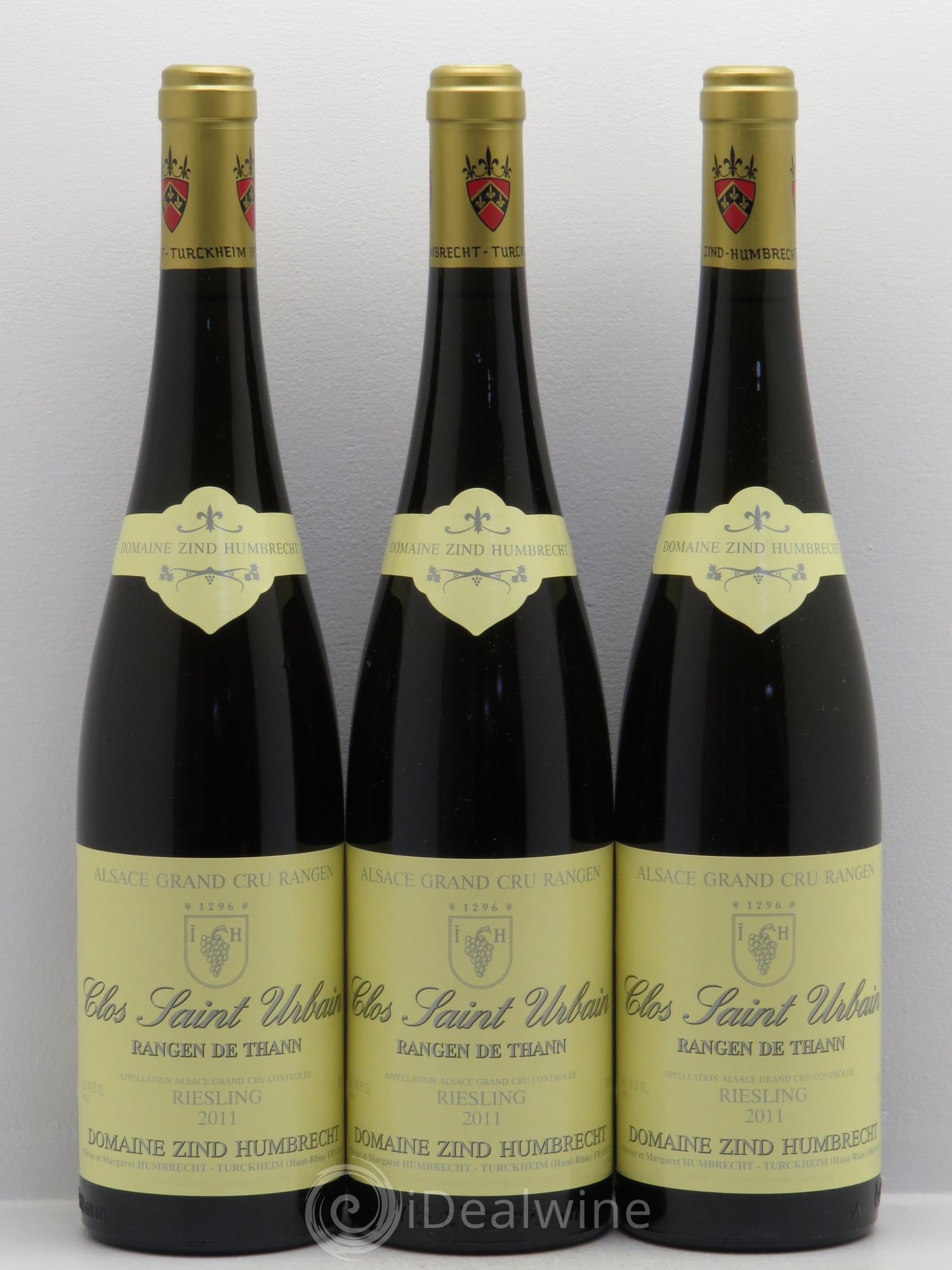 Alsace Riesling Grand Cru Rangen de Thann Clos Saint Urbain Zind-Humbrecht (Domaine) 2011 - Lot de 3 bouteilles - 0