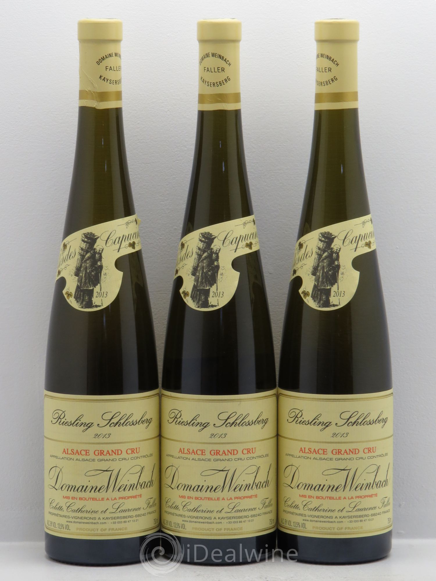 Riesling Schlossberg Clos des Capucins Weinbach 2013 - Lotto di 3 bottiglie - 0